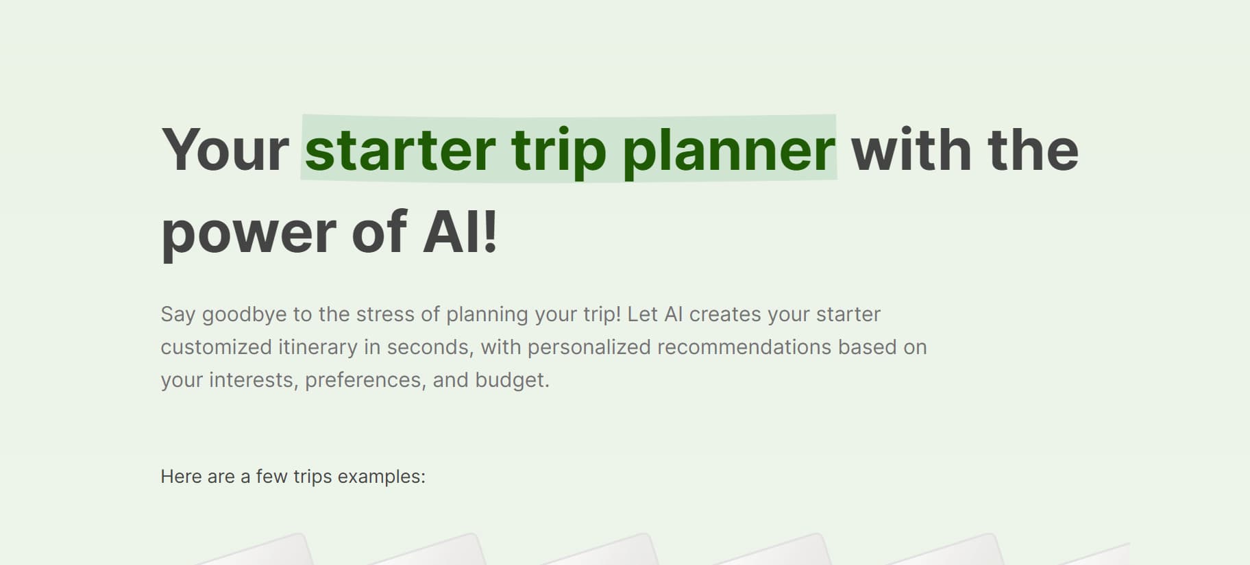 PlanTripAI PlanTripAI Tool Review