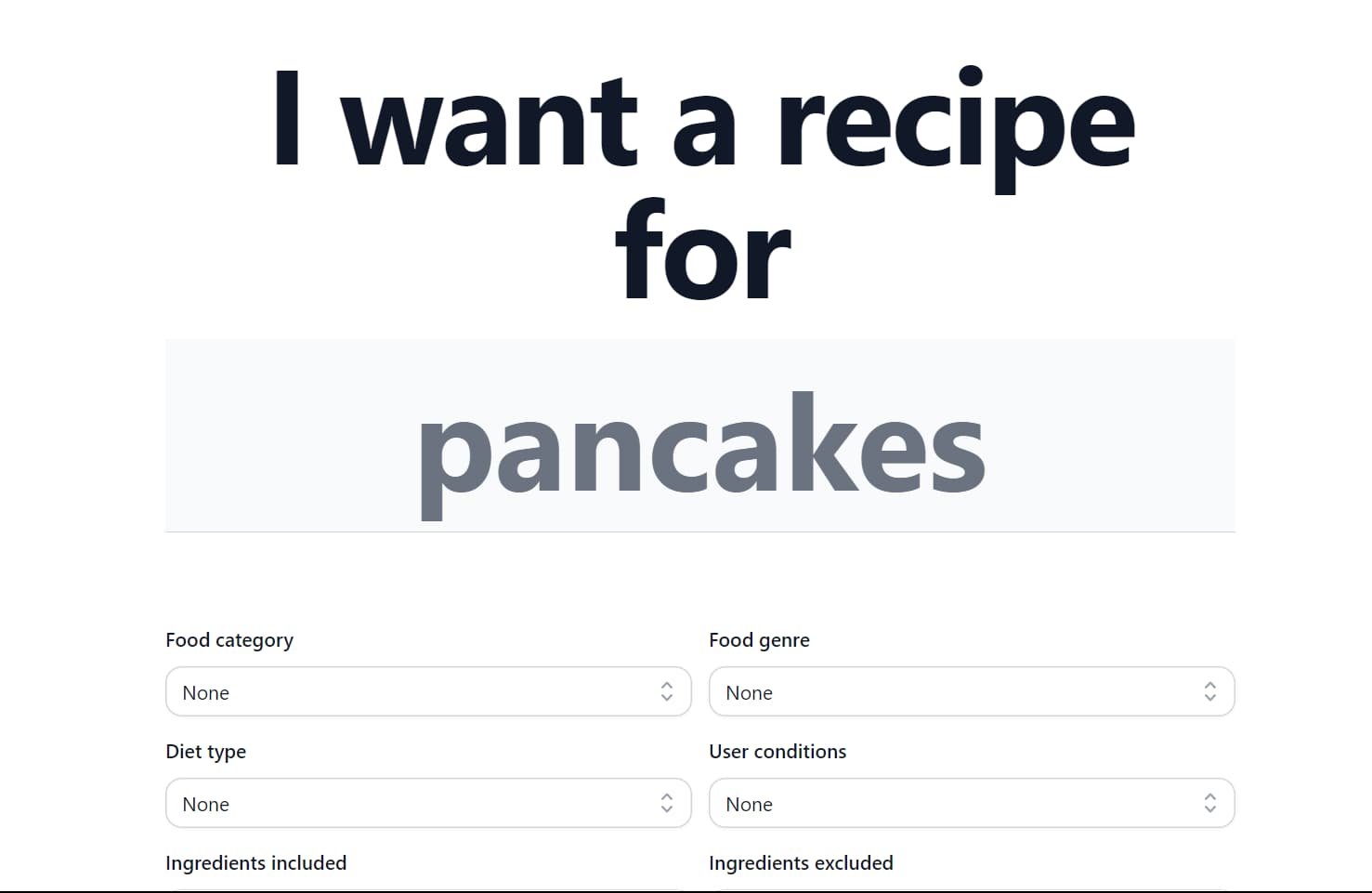 RecipeGPT AI Tool Review