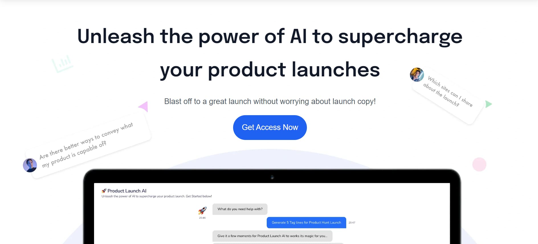 Product launch ai