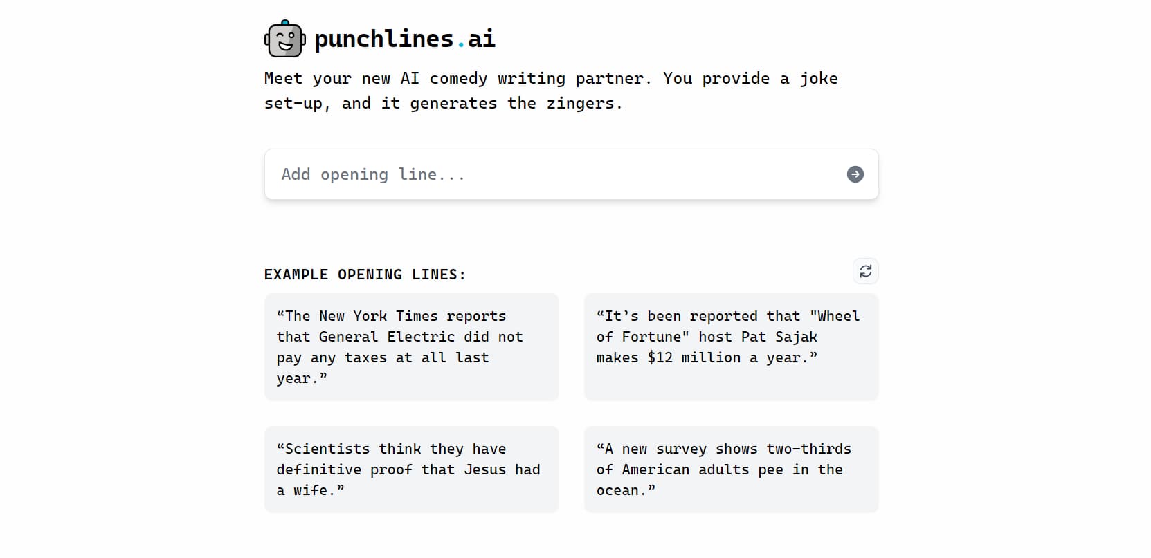Punchlines.ai Punchlines AI