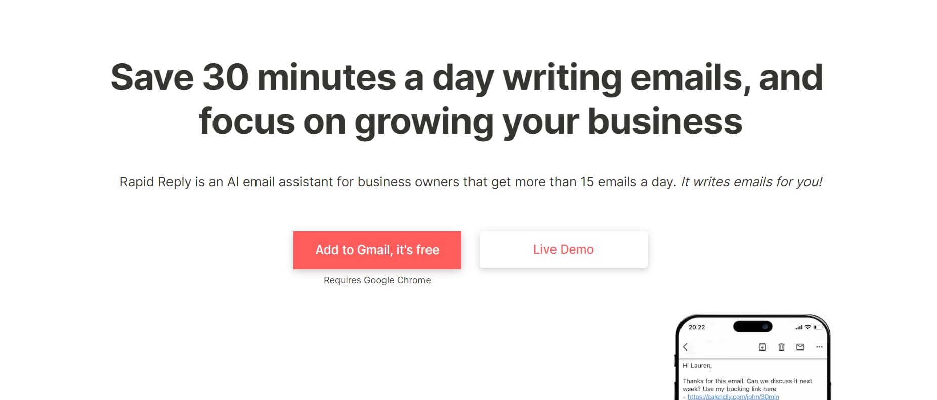 Rapid Reply Rapid Reply