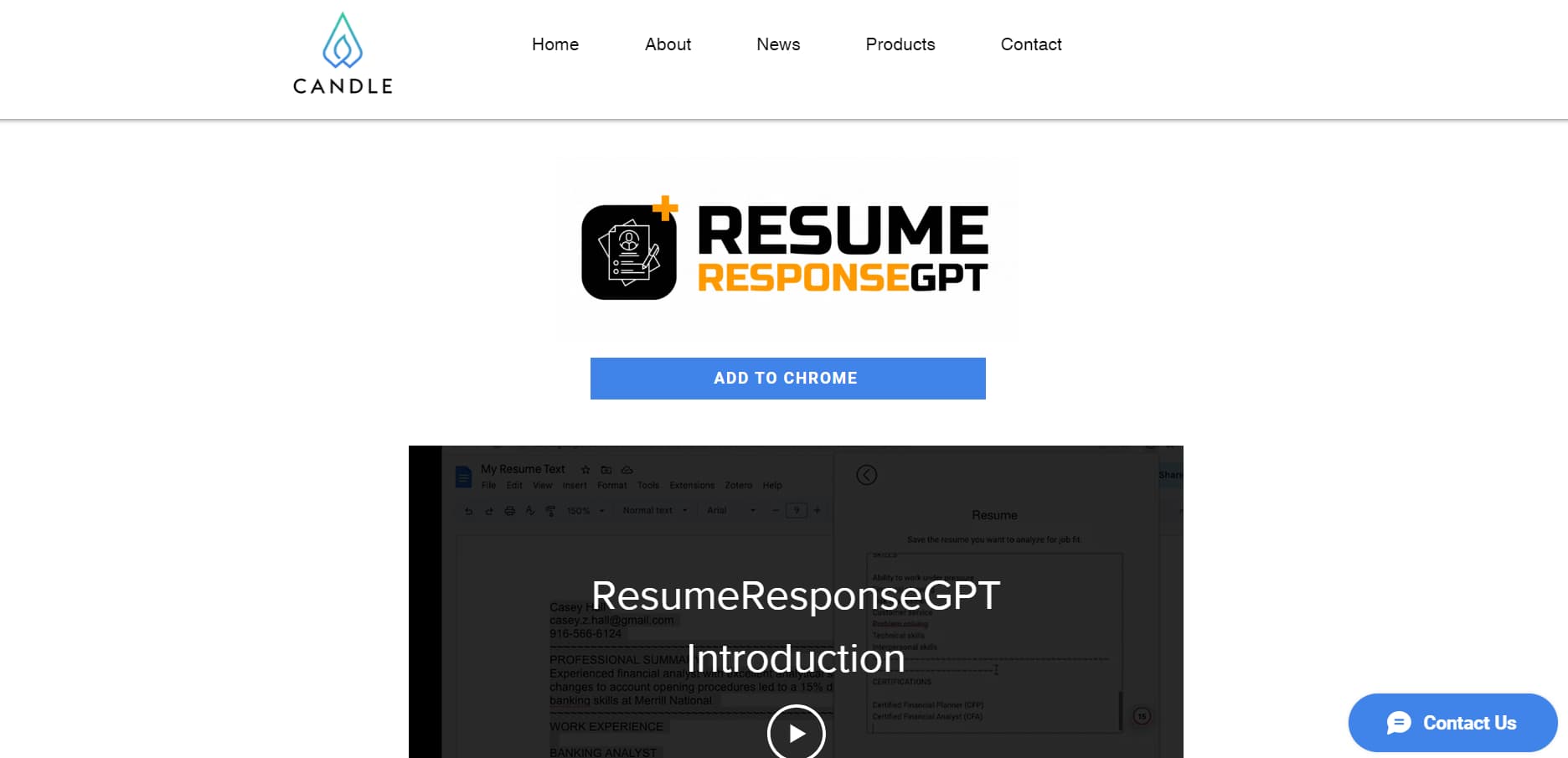 ResumeResponseGPT ResumeResponseGPT