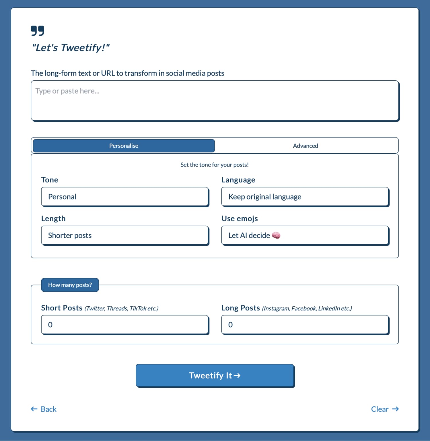 Tweetify Tweetify AI