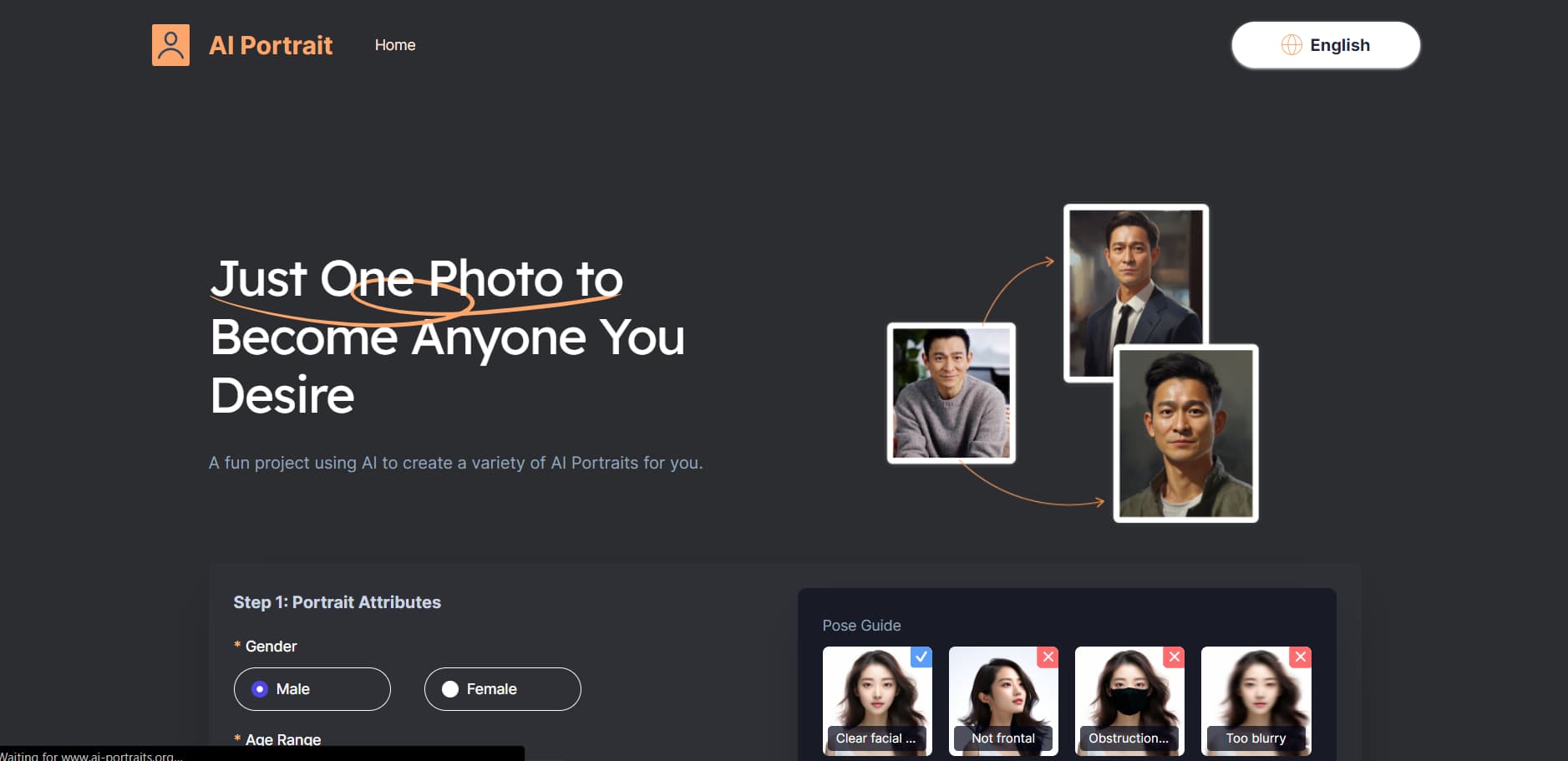 AI Portrait Generator AI Portrait Generator