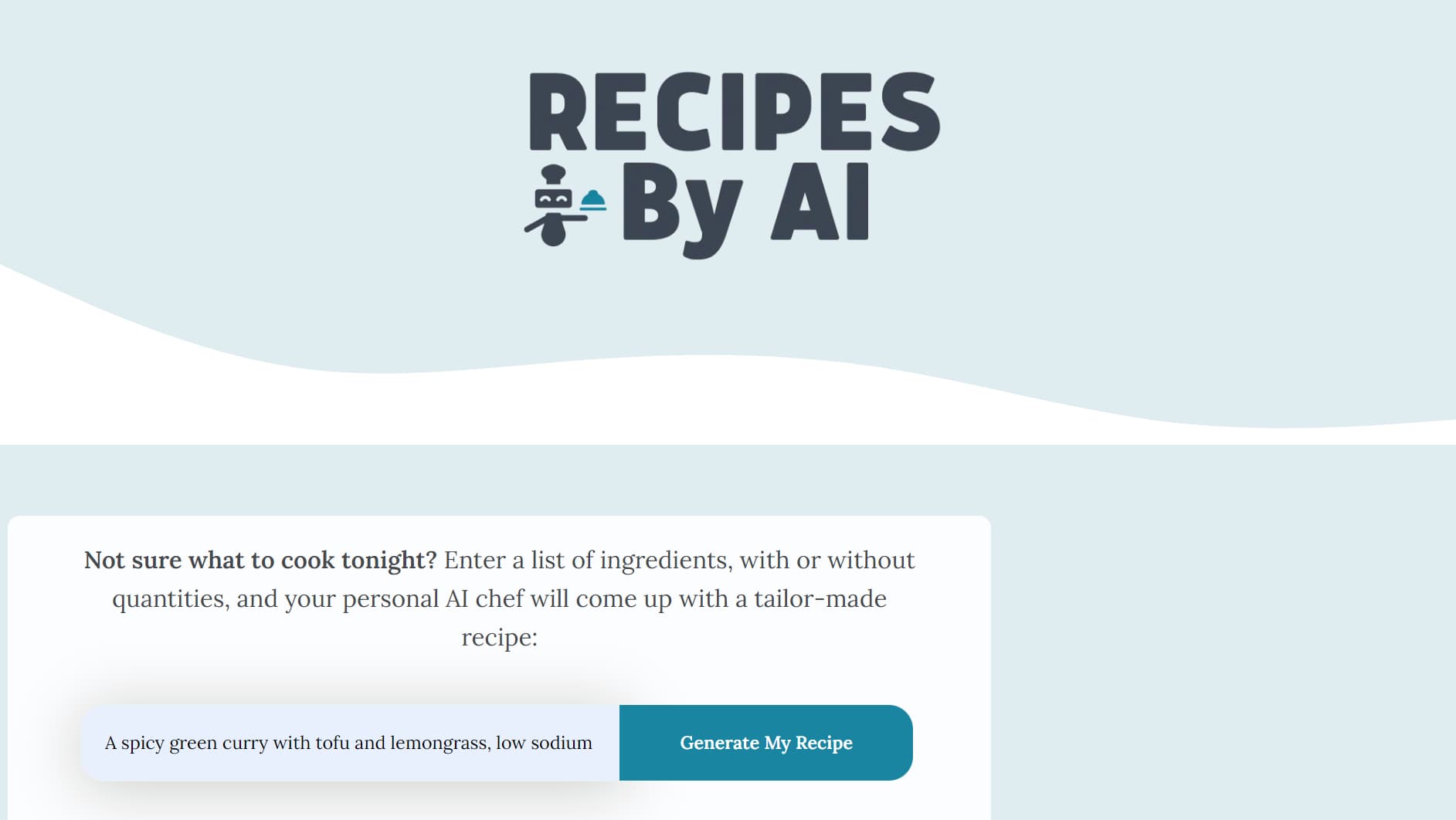 AI Recipe Generator