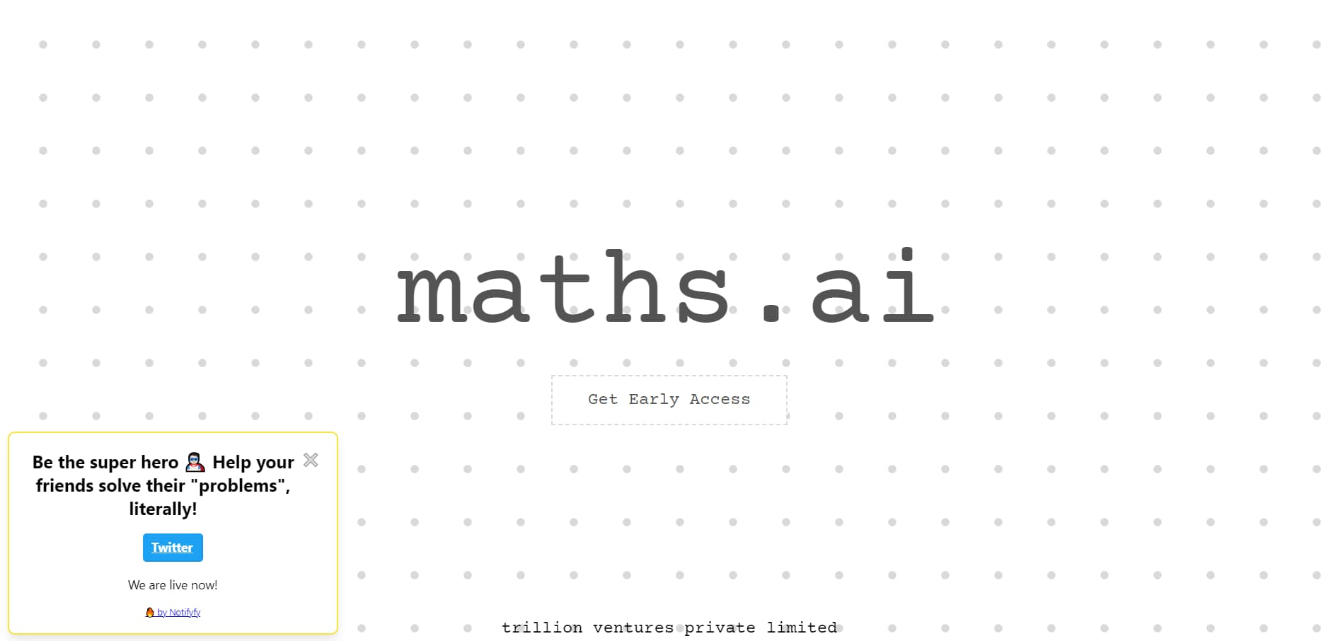 Maths ai