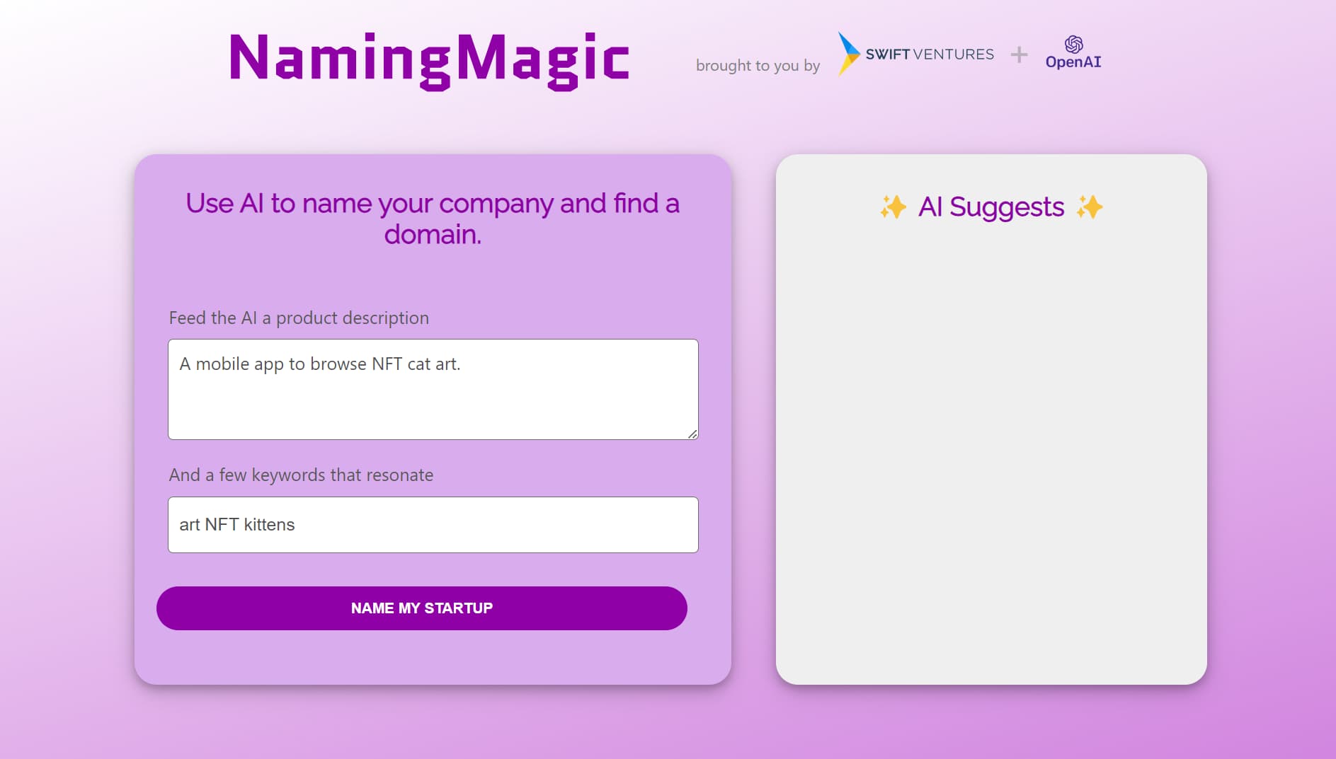 Naming Magic AI