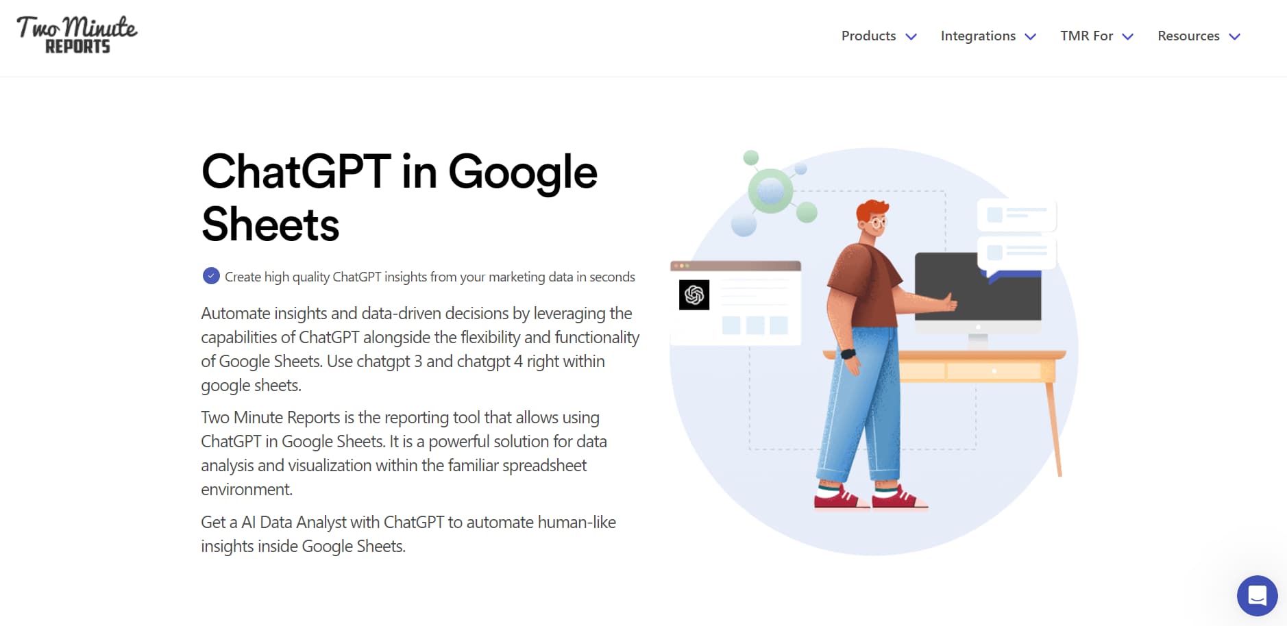 ChatGPT in Google Sheets