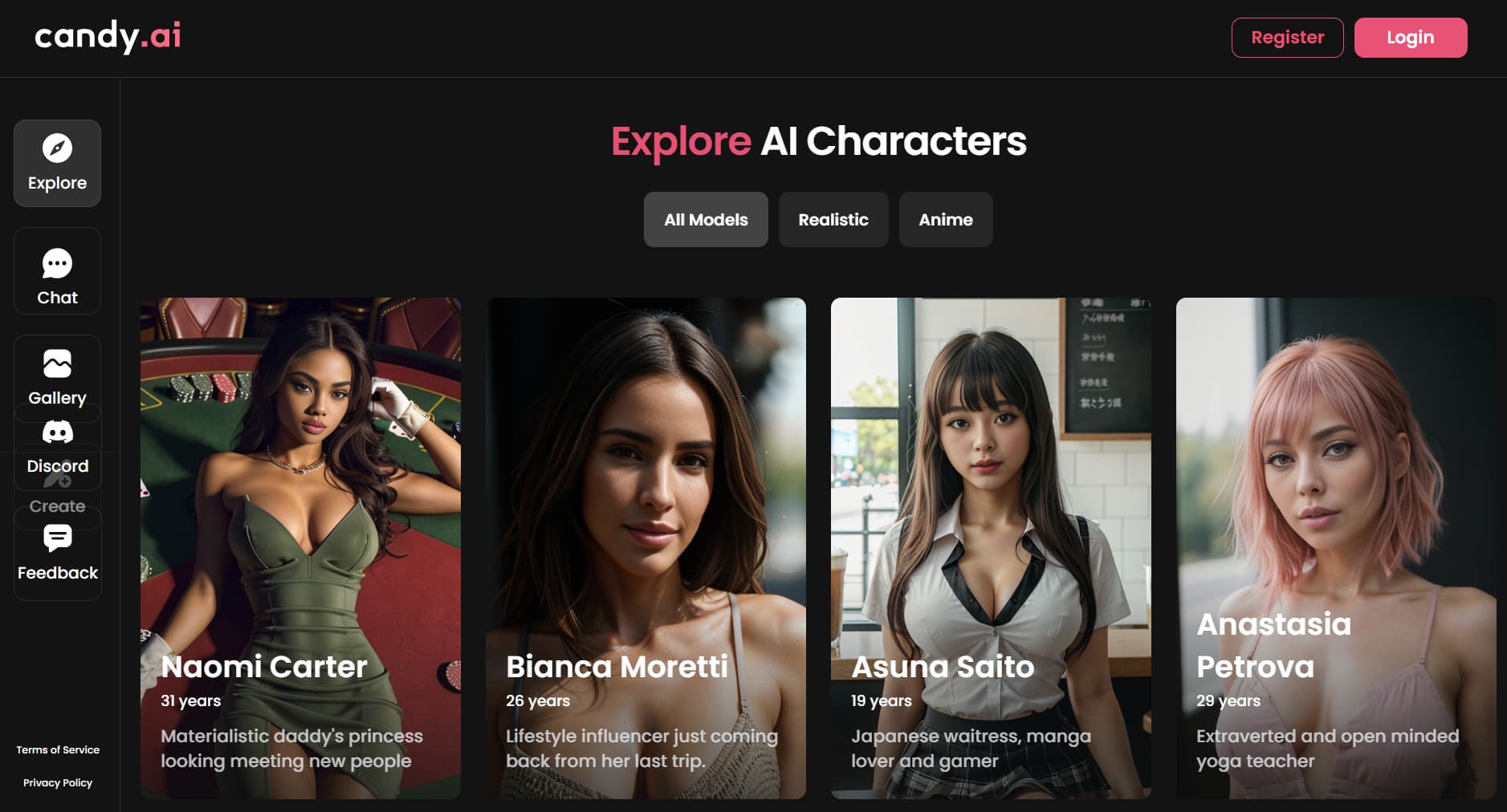 28 Free AI Sexting Platforms That Really Works Candy.AI - AI Sext with your dream partner