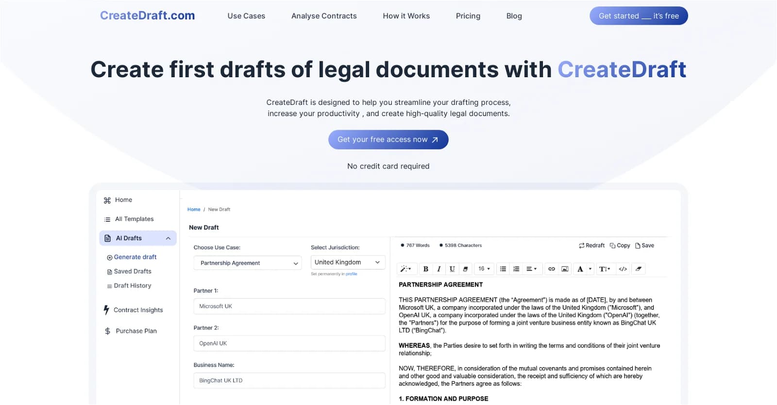 CreateDraft CreateDraft