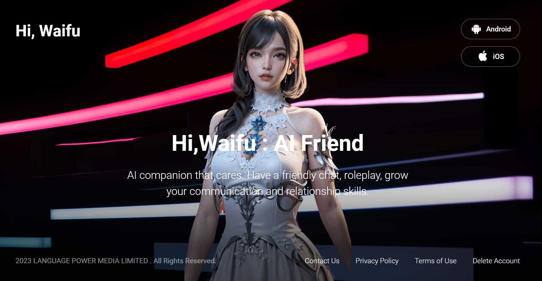 Hi Waifu - Talk Anything With Your AI Waifu