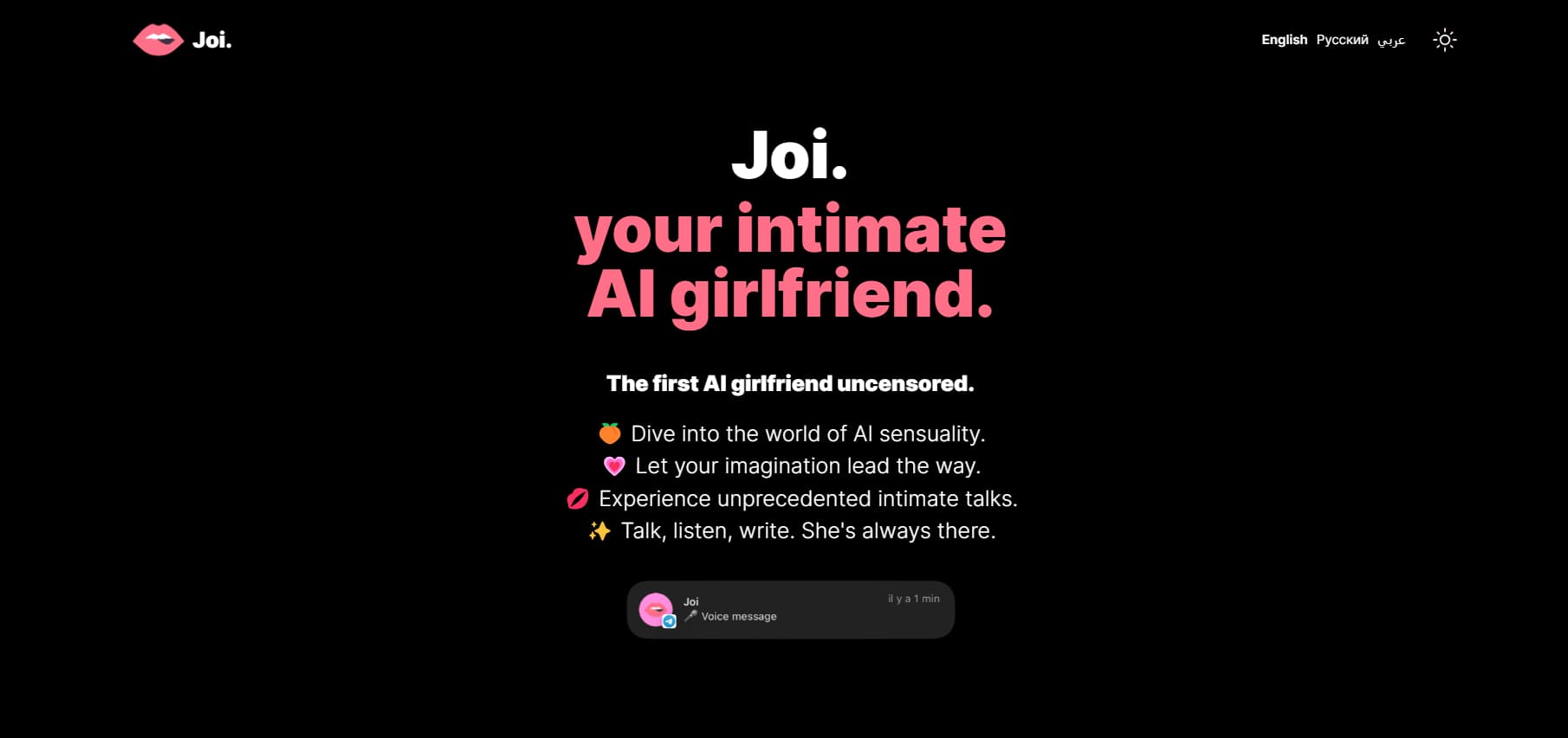 Joi AI Girlfriend - Your Personalized GF