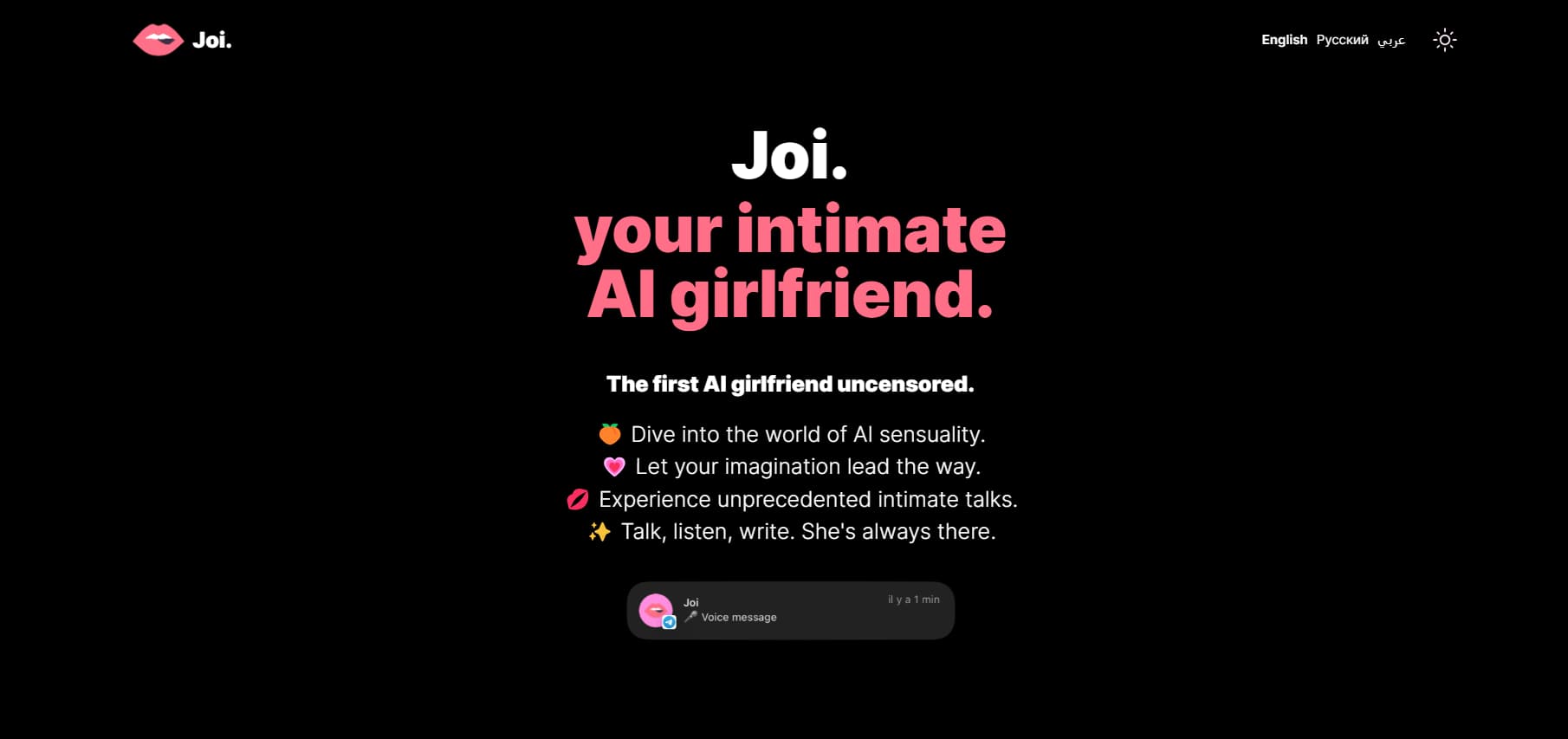28 Free AI Sexting Platforms That Really Works Joi AI Girlfriend - Your Personalized GF