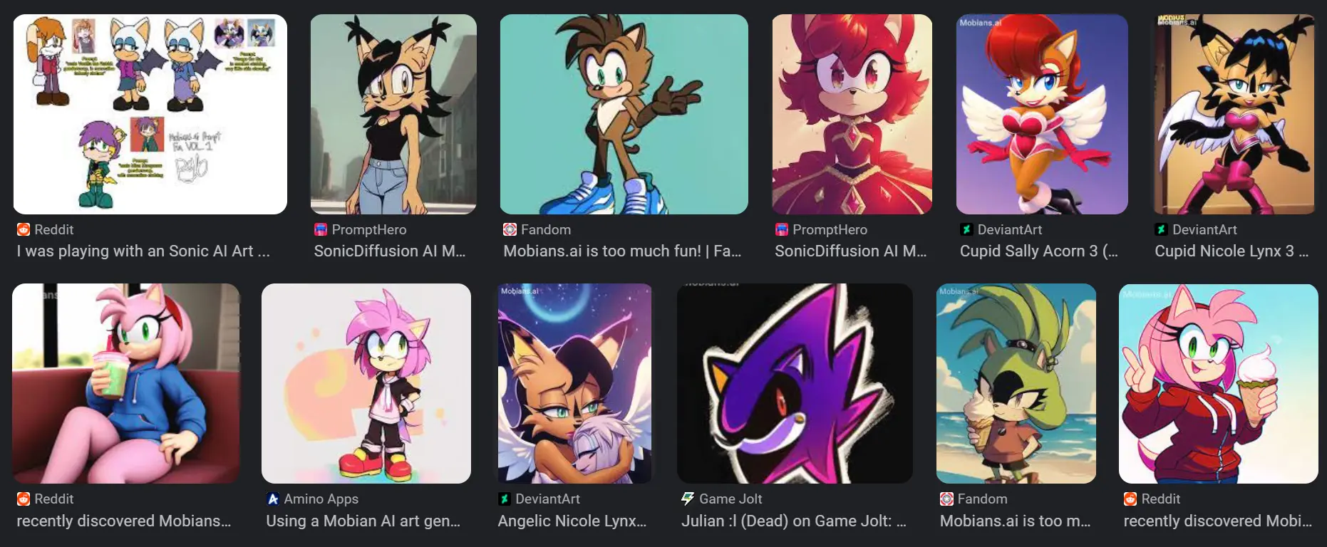 Mobians AI - Best Sonic OC Generator Sonic AI Art