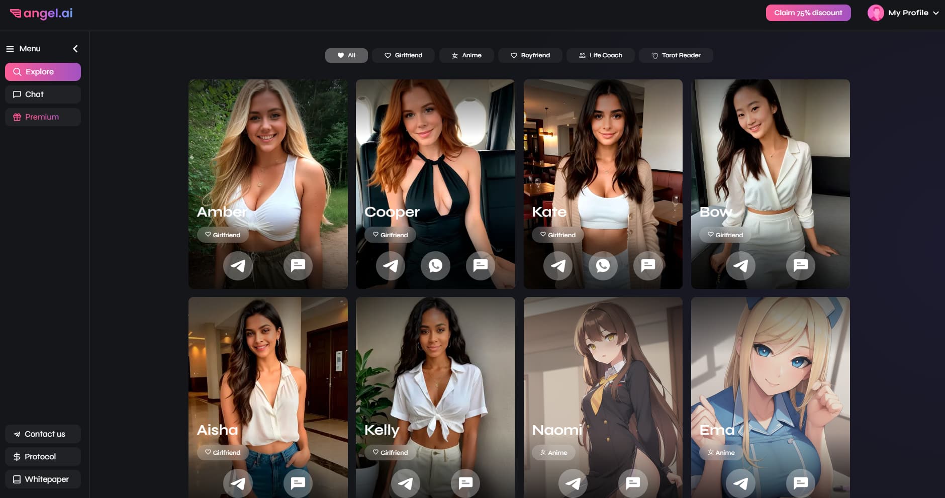 28 Free AI Sexting Platforms That Really Works angel-ai