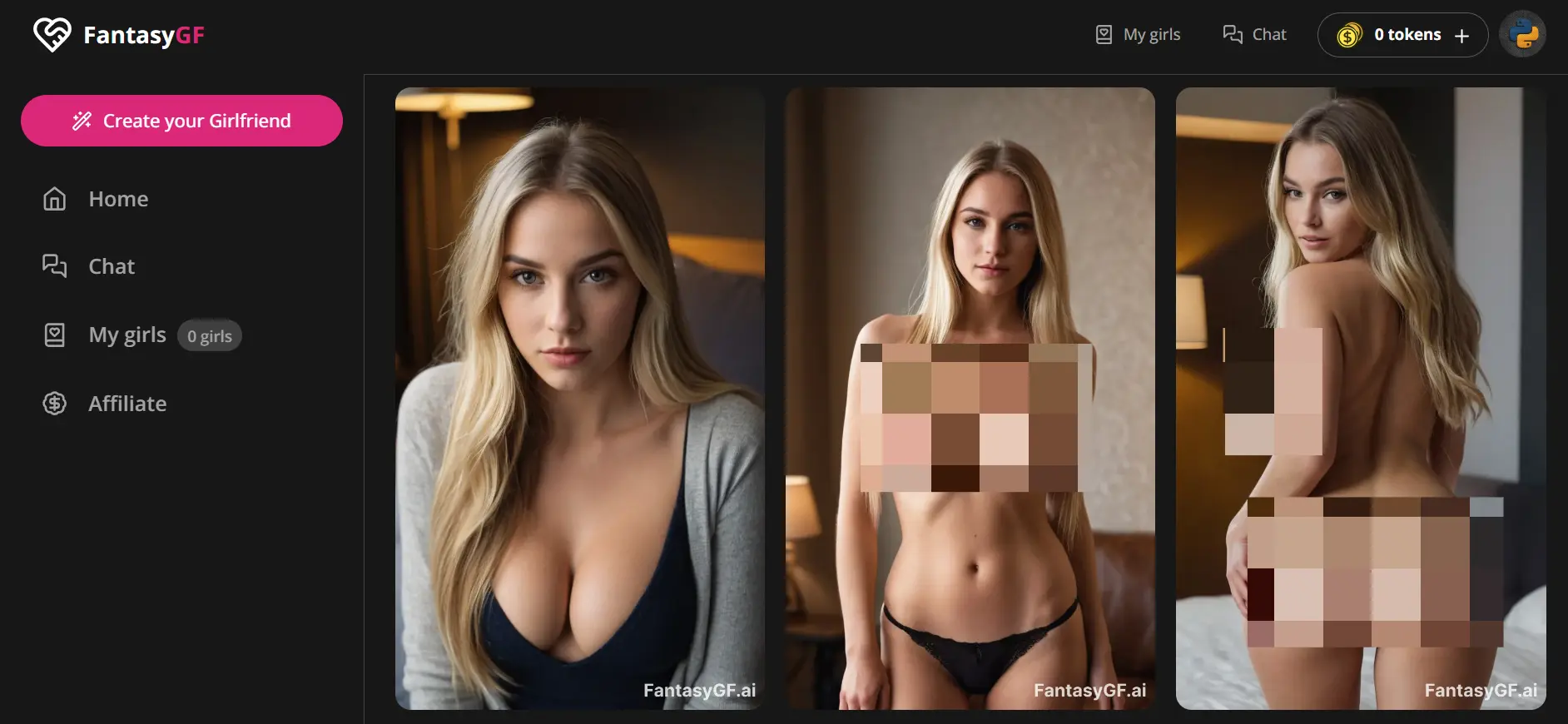 FantasyGF AI nsfw ai image generator by fantasygf ai