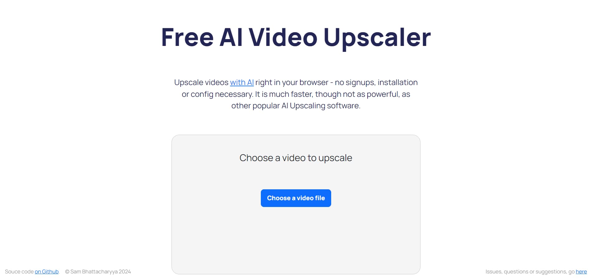 Free AI Video Upscaler