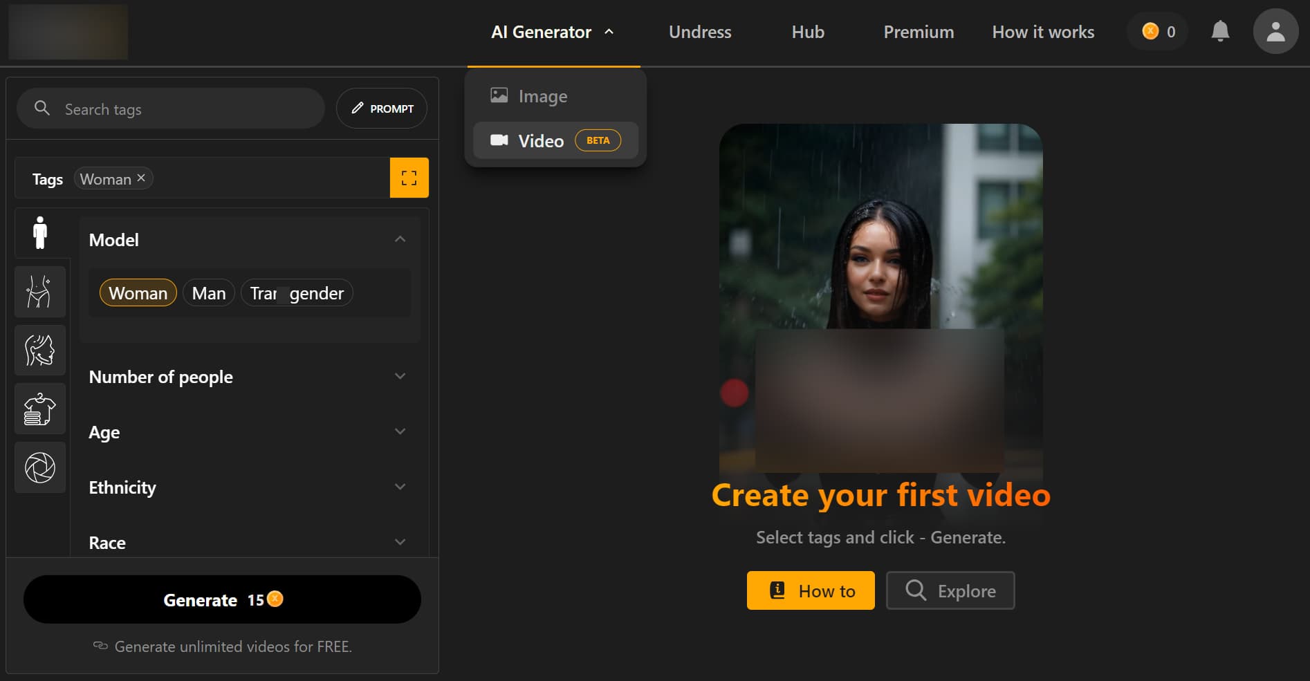 AI Nude Video Maker