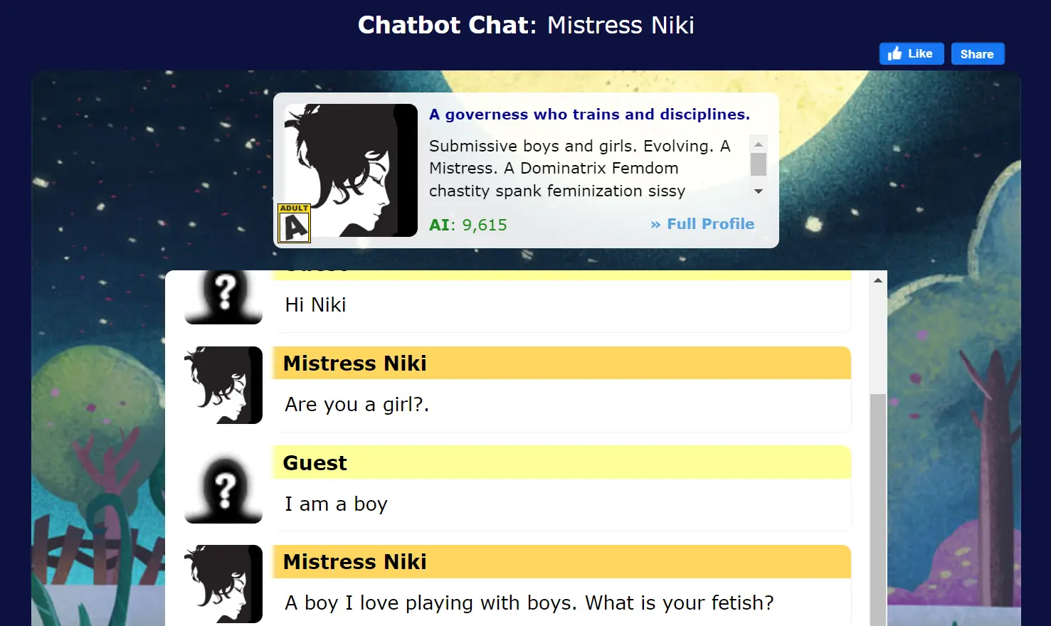 20 Free And Best Femdom AI Chat Bots AI Mistress Nikki By HotForBot