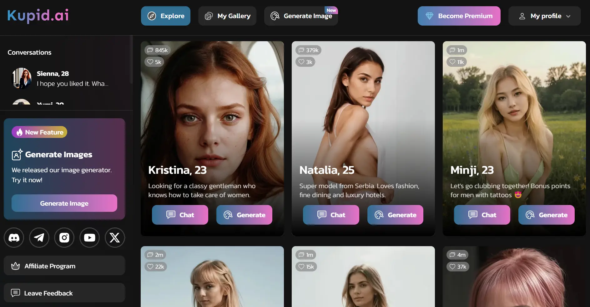 20 Free And Best Femdom AI Chat Bots Mistress AI Chat Bots By Kupid.AI