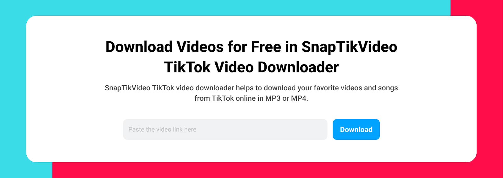 The Best TikTok Downloader in 2024: Easy, Fast, No Watermark Best TikTok Downloader