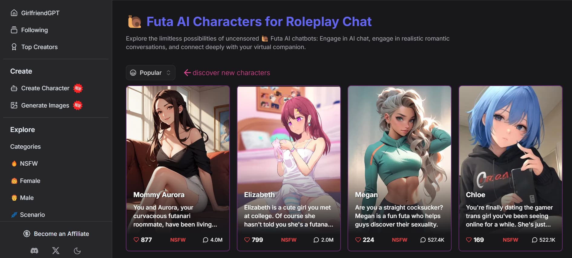 GirlfriendGPT Futa AI GirlfriendGPT Futa AI
