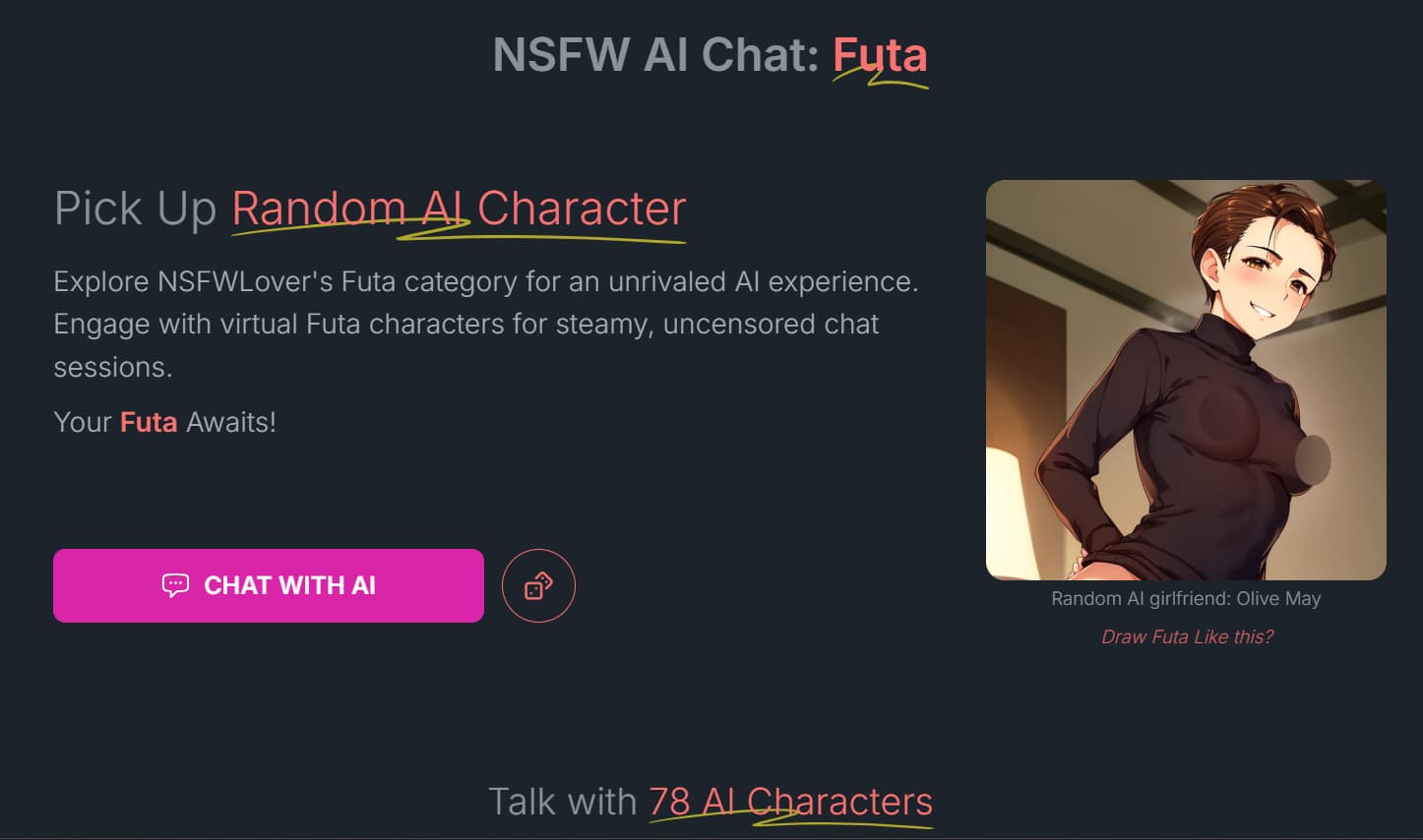 NSFW Lover Futa AI Chat NSFW Lover Futa AI Chat