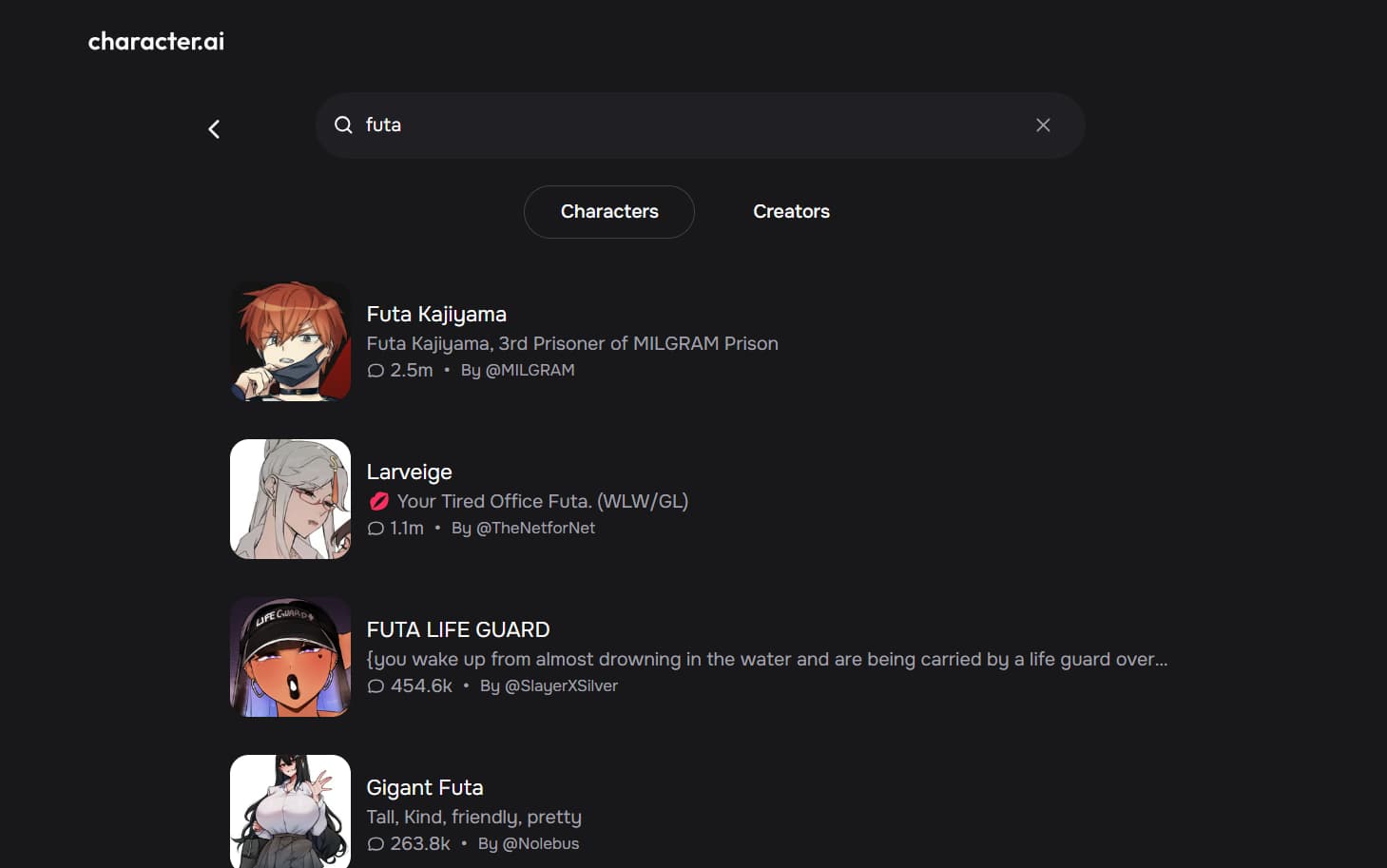character ai futa chat character ai futa chat
