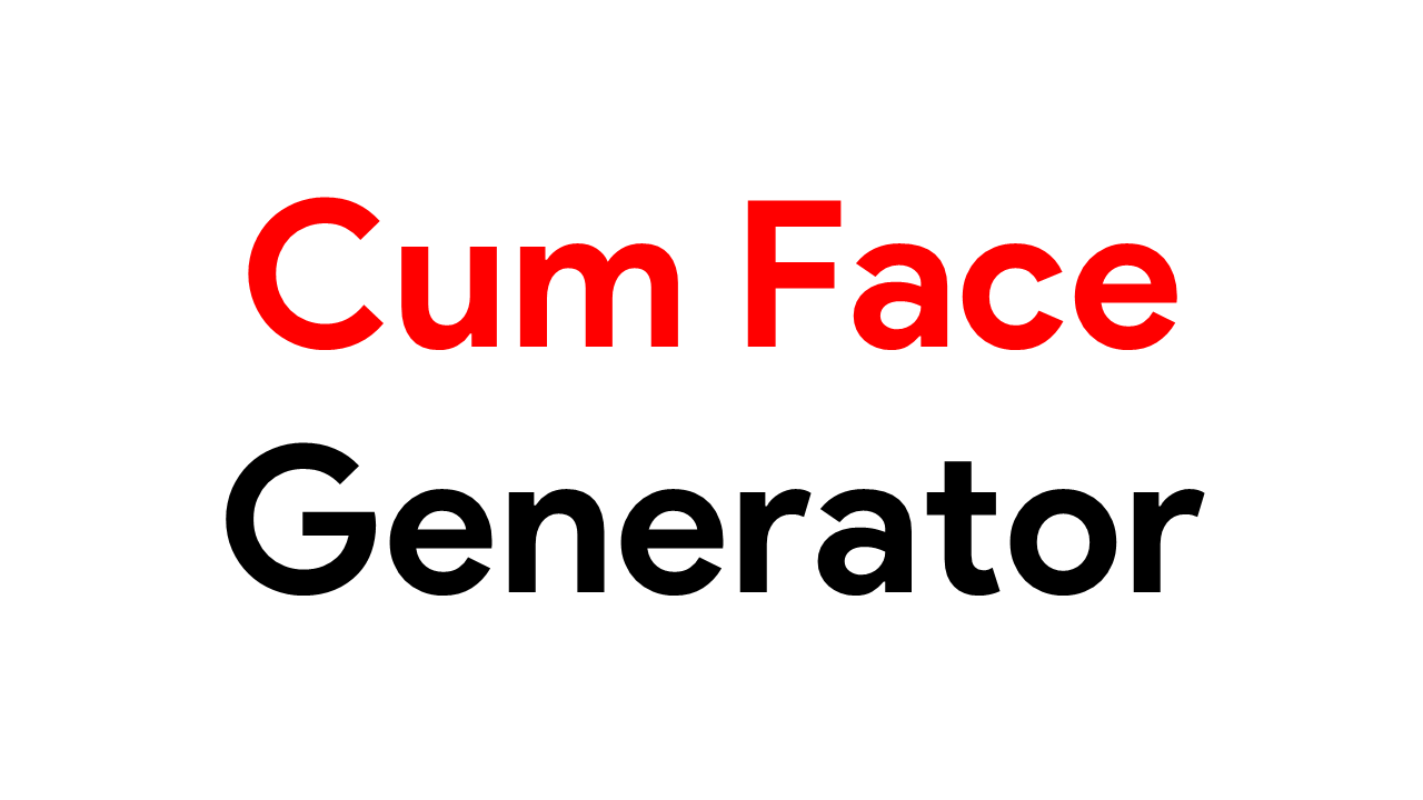 Cumface Generator cum face generator