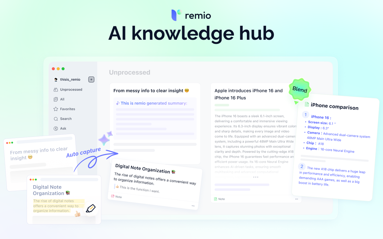 Remio AI Note Taker remio.ai