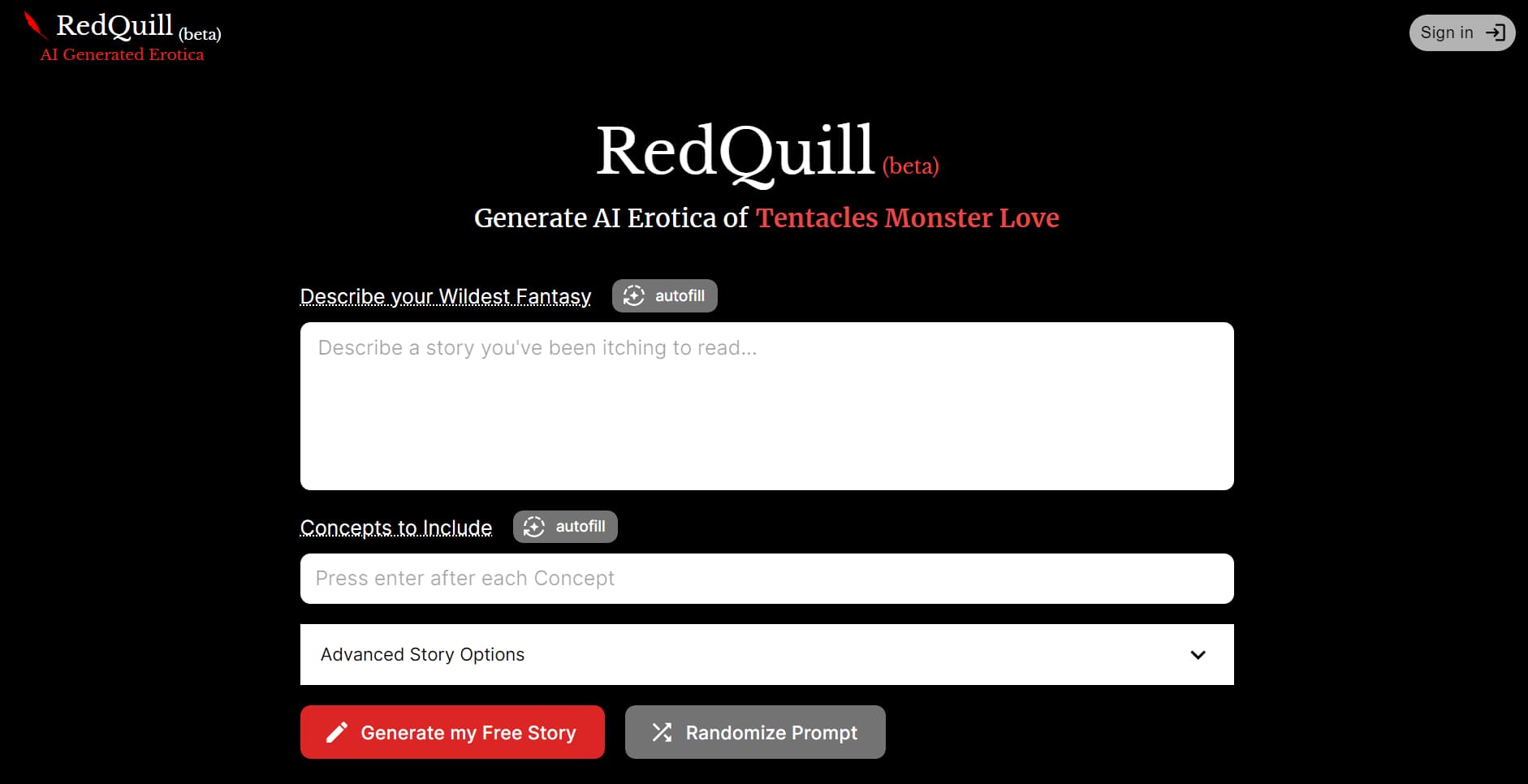 Redquill AI Smut Generator Redquill AI Smut Generator