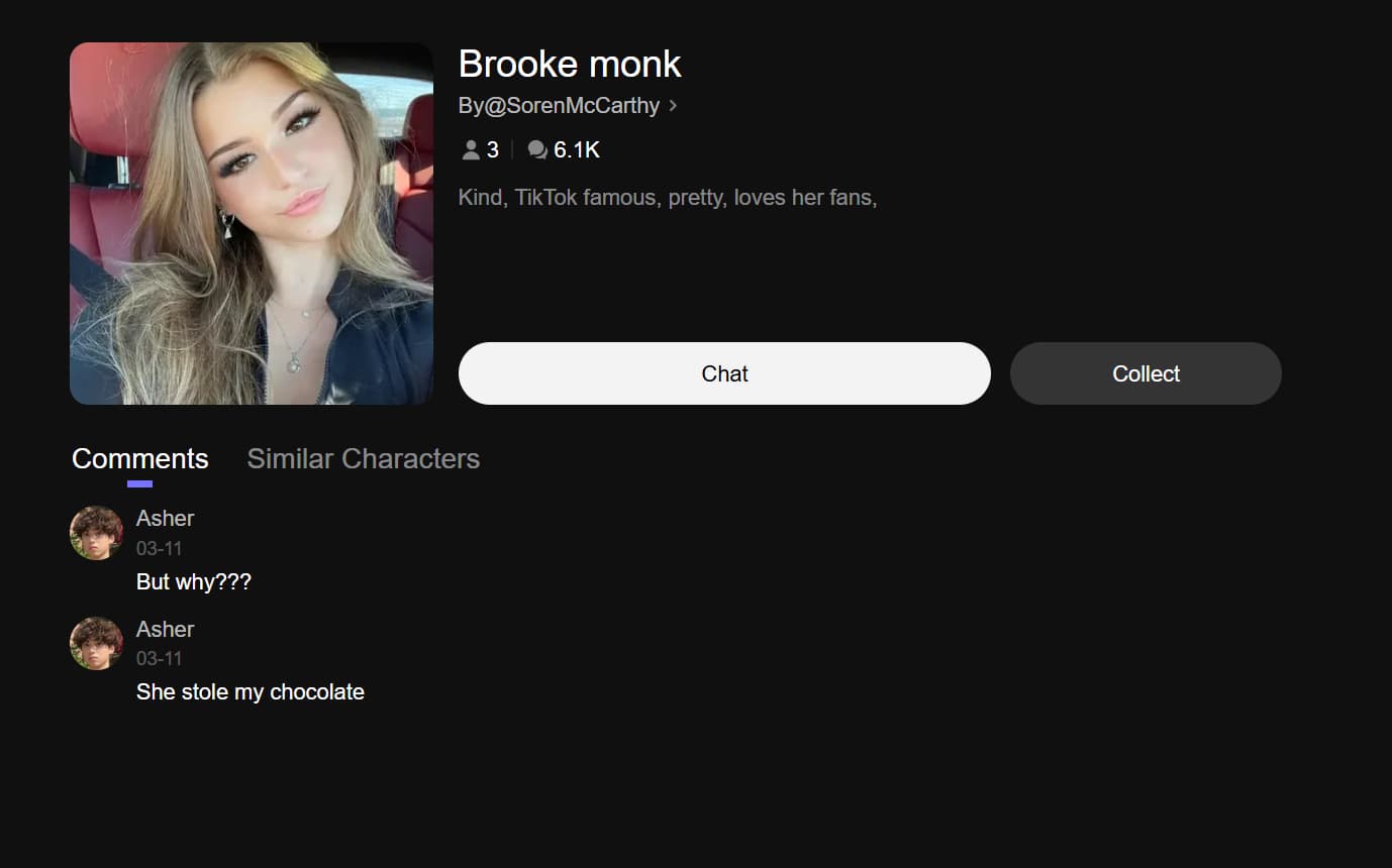 AI Brooke Monk By Polybuzz AI Brooke Monk By Polybuzz