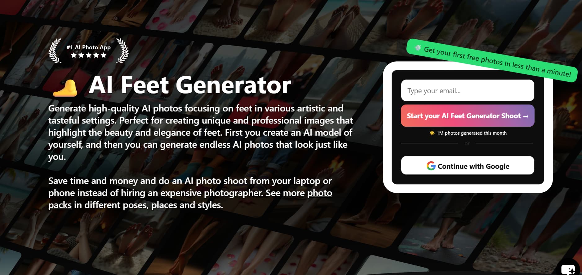 AI Feet Generator By PhotoAI AI Feet Generator By PhotoAI