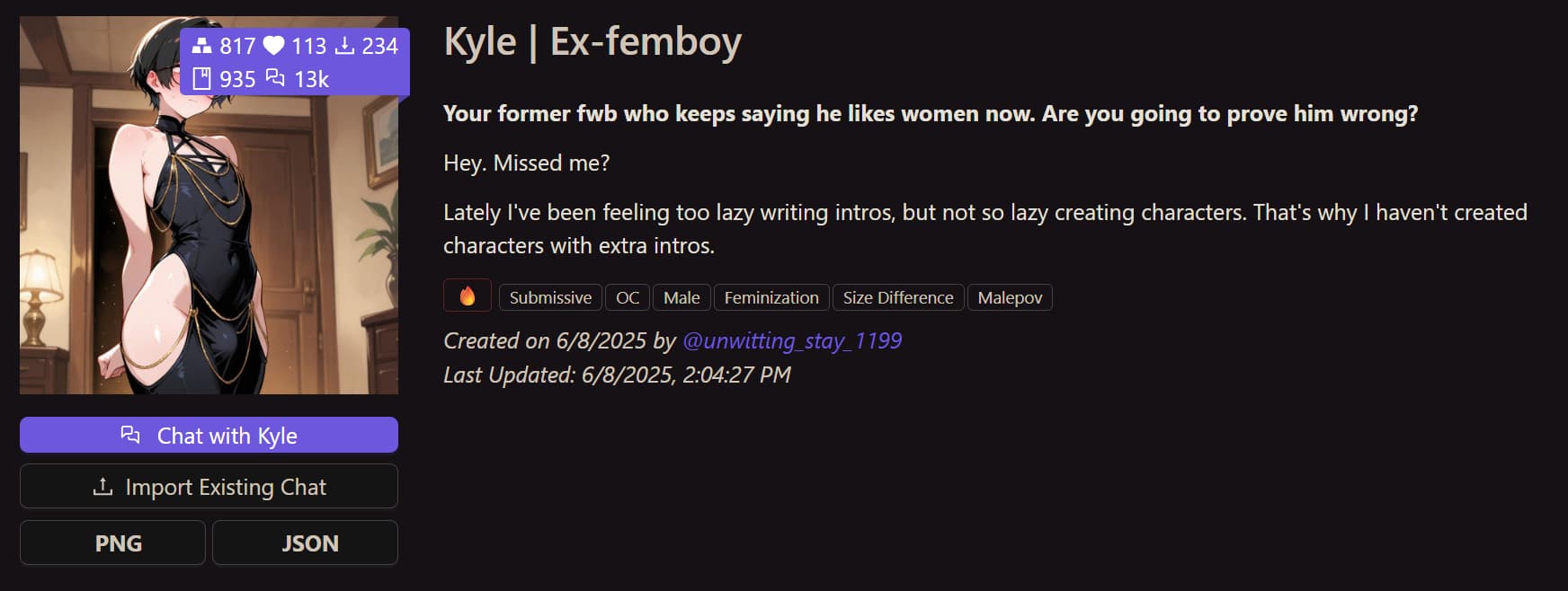 AI Femboy By Chub AI Femboy By Chub