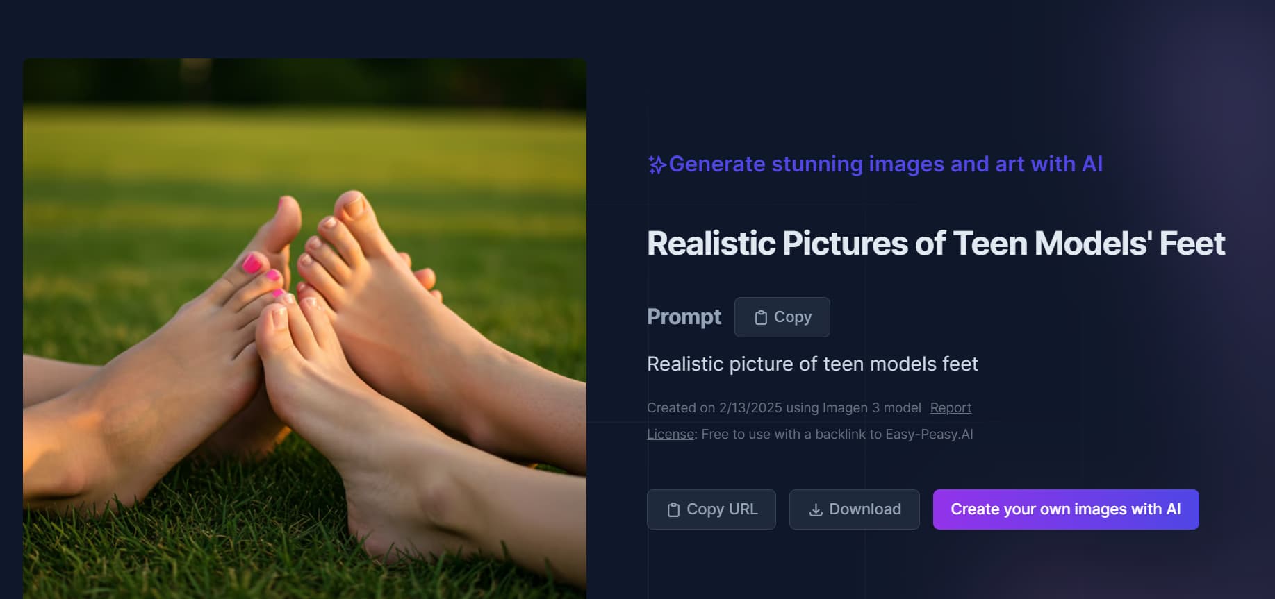 AI Generated Feet Maker By EasyPeasy AI Generated Feet Maker By EasyPeasy