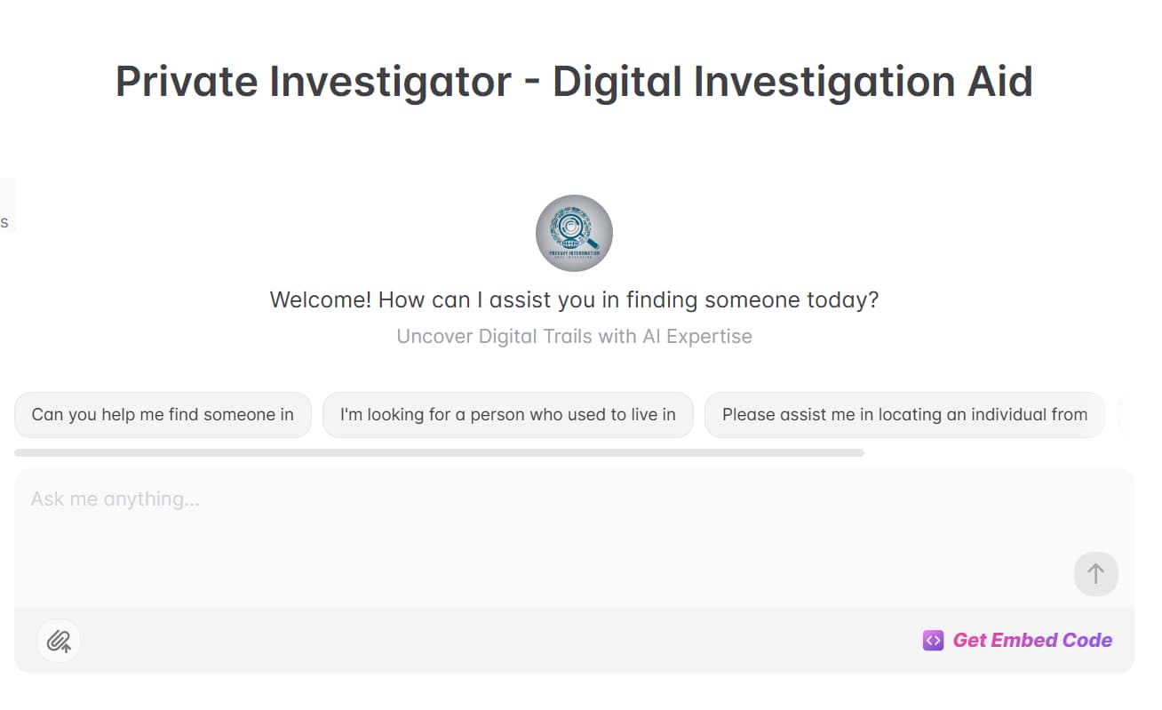 AI Private Investigator By YesChat AI Private Investigator By YesChat