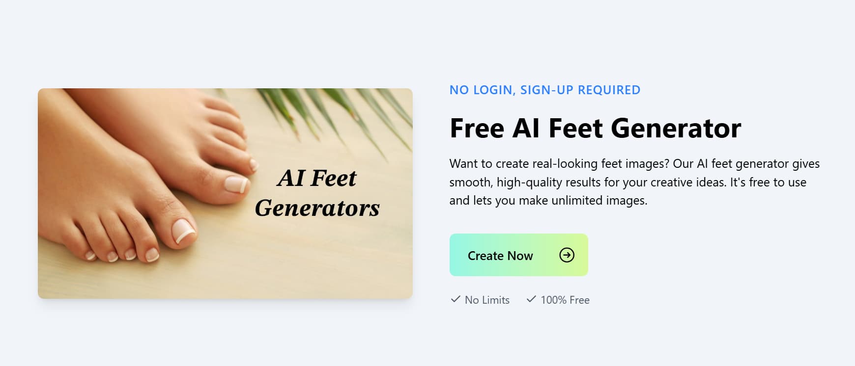 AI feet Generator By CloudBooklet AI feet Generator By CloudBooklet
