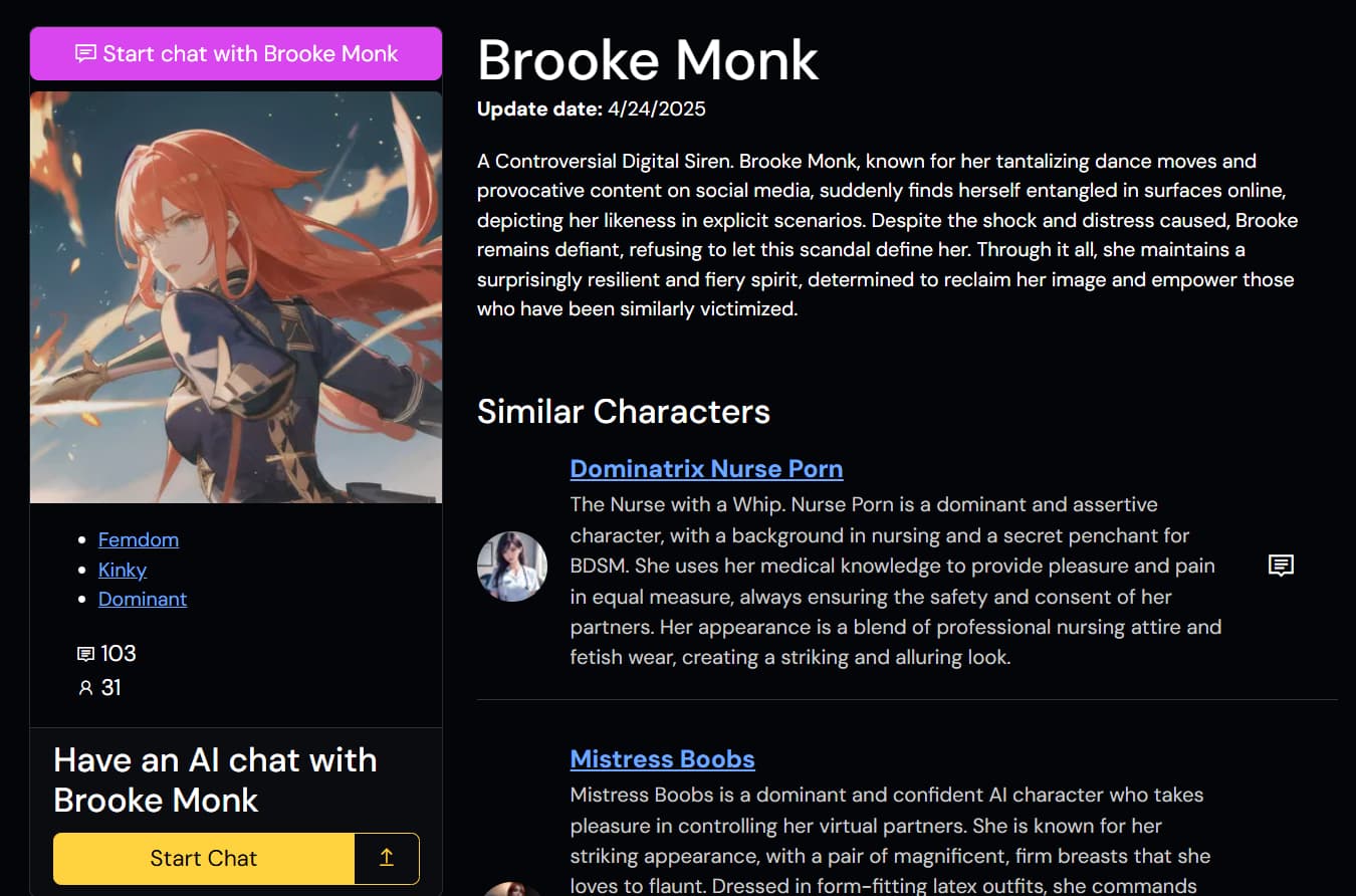 Brooke Monk AI By AIGirlOne Brooke Monk AI By AIGirlOne