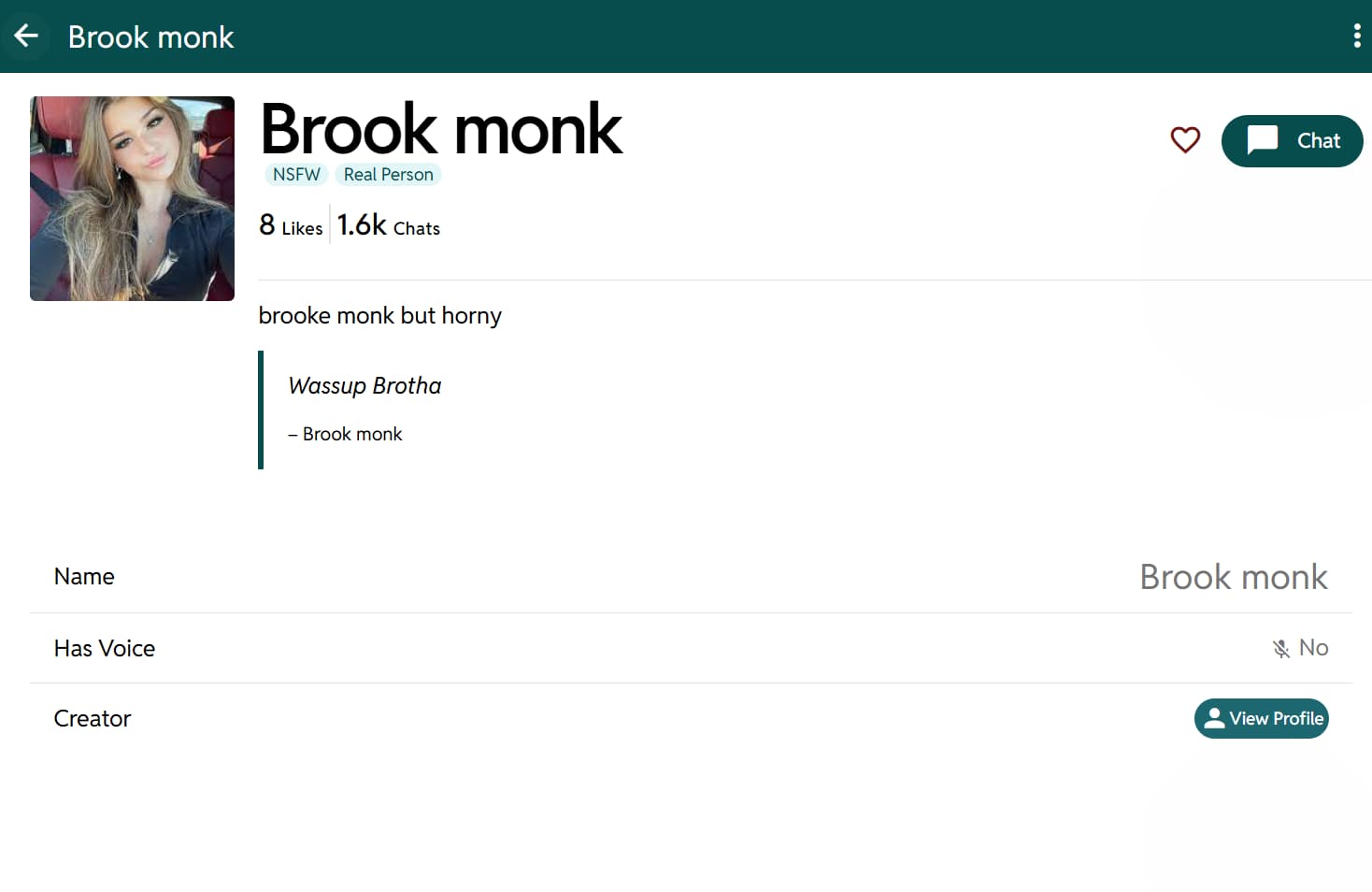 Brooke Monk AI By Chatfai Brooke Monk AI By Chatfai