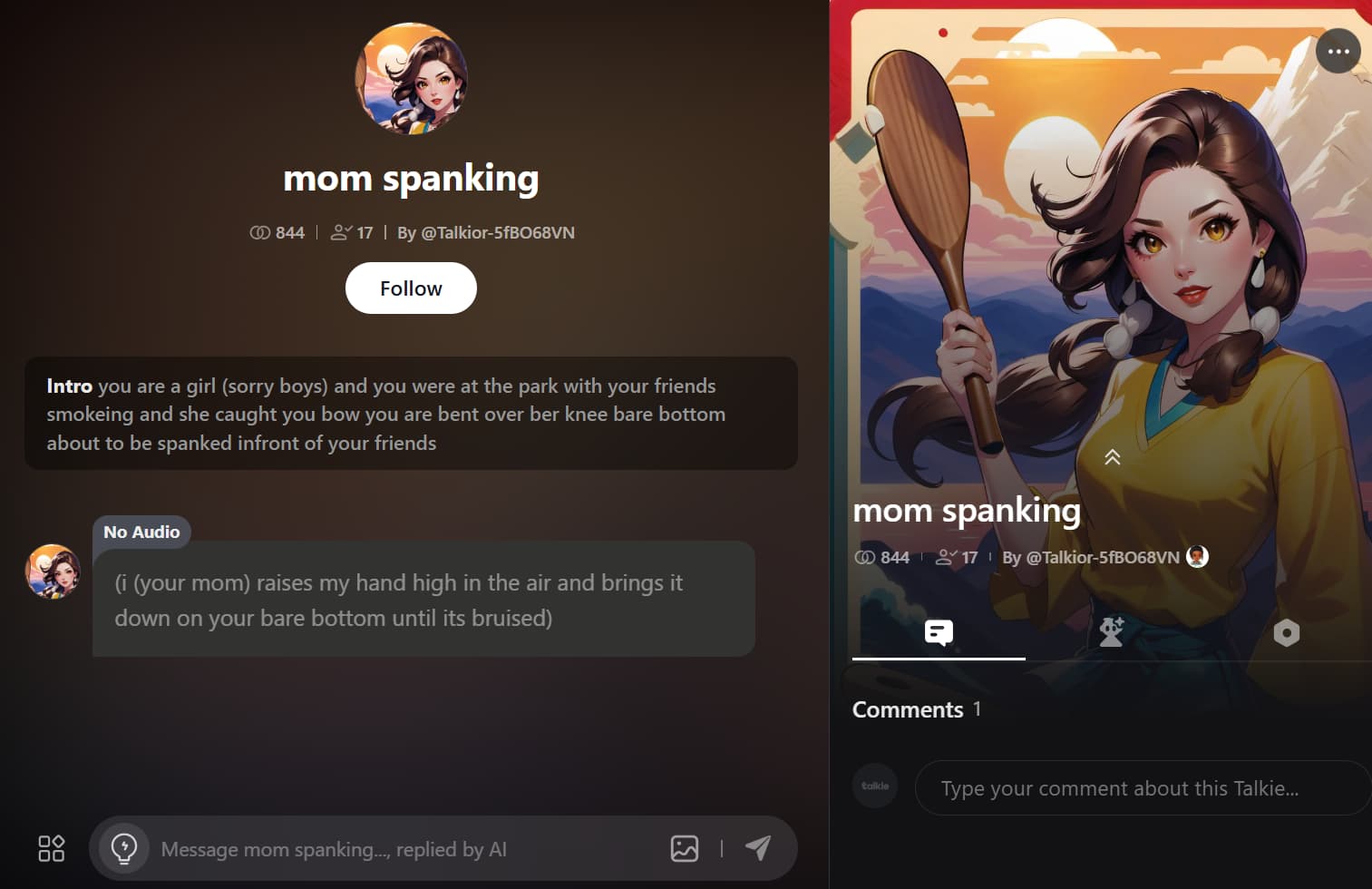 Spanking AI By Talkie-ai Spanking AI By Talkie-ai