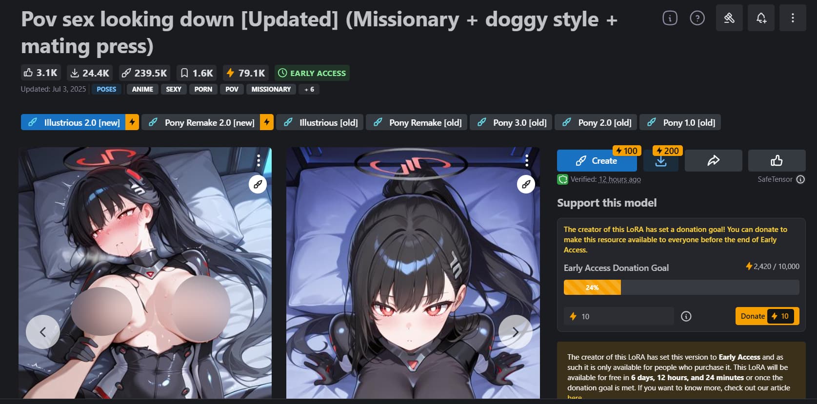 CivitAI NSFW (AI Sex Model)