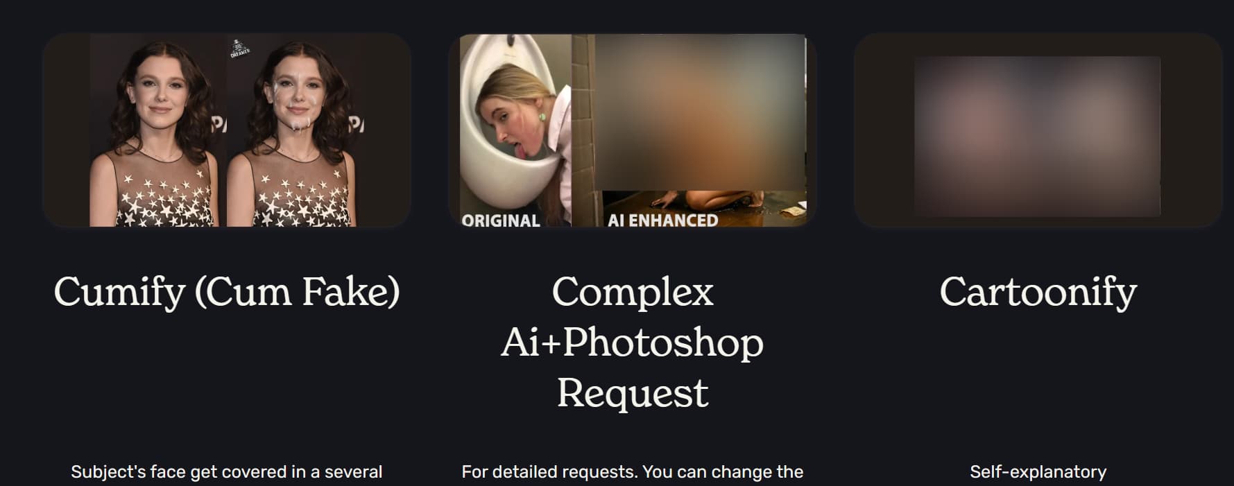 AI Cumshot By Nudify Her