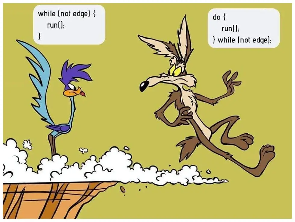20+ Programming Concepts Through Memes Example of while and do-while loop