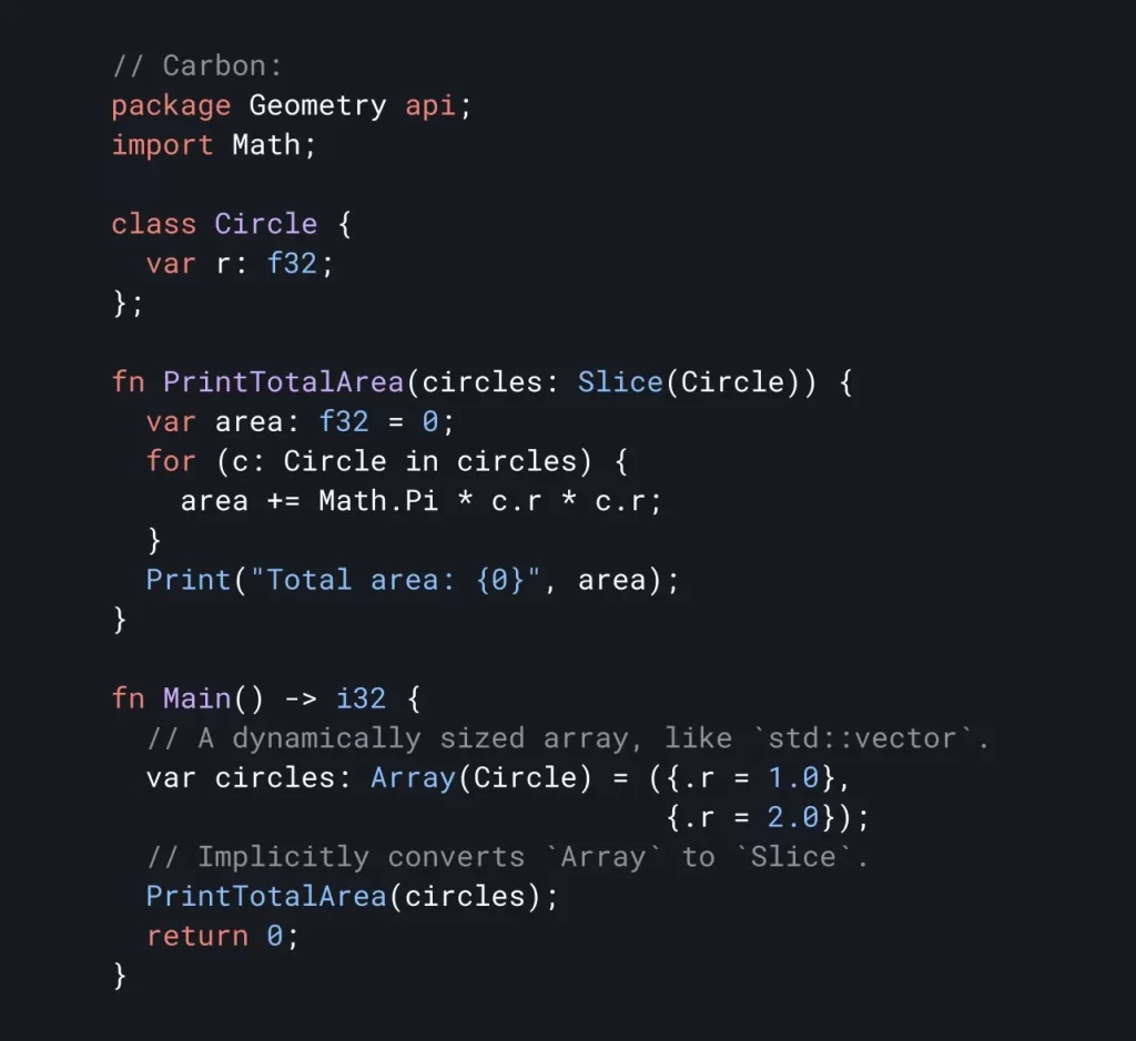 Google Launched A New Programming Language 'Carbon' Google Launches Carbon, an Experimental Replacement for C++