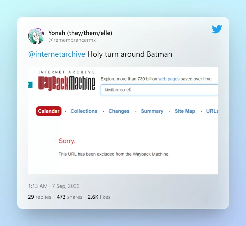 Tweet by Yonah they them elle 1