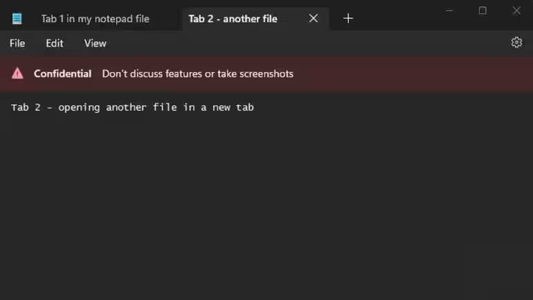 Microsoft Employee Accidentally Reveals Notepad Is Getting Tabs In Windows 11