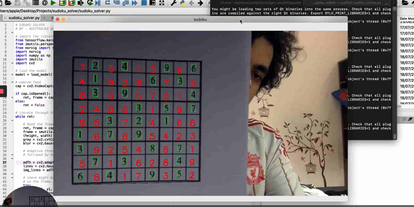 Build A Real-Time Sudoku Solver - Machine Learning Project With Source Code