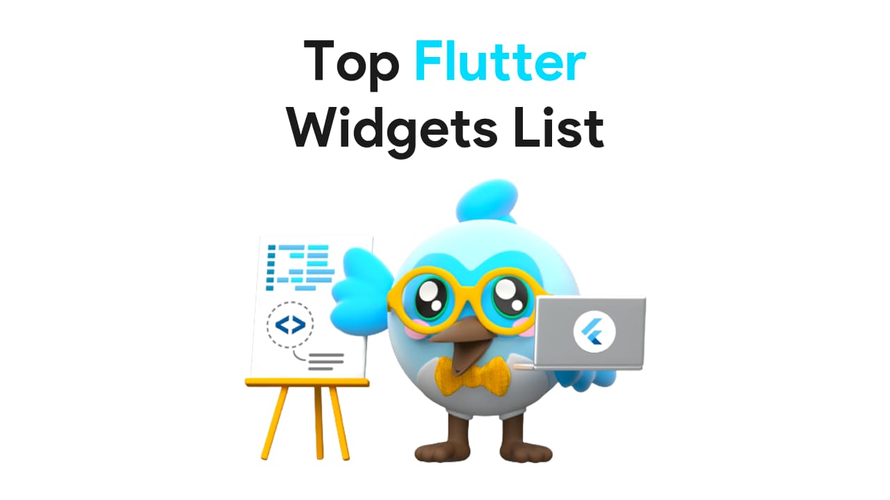 flutter widgets list