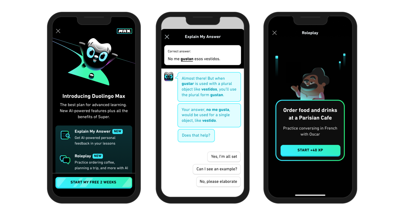 Duolingo Launches AI Tutor Powered By Gpt-4