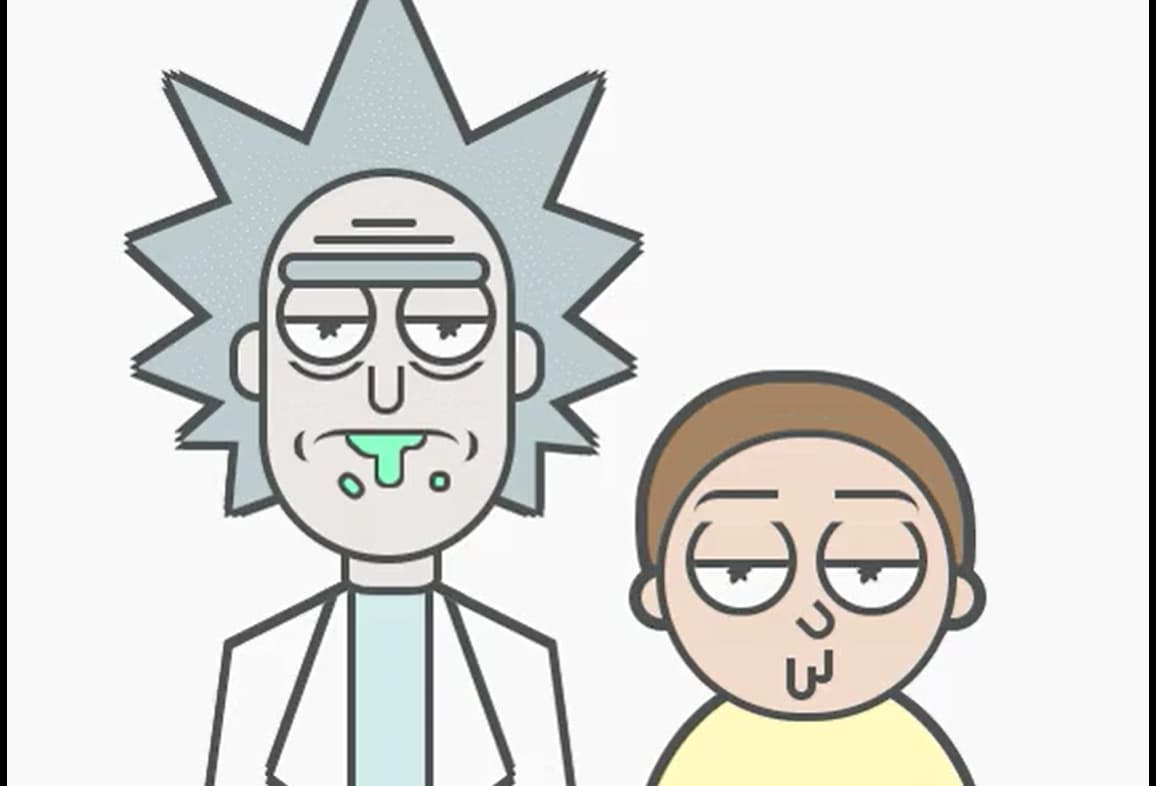 Create Rick And Morty Cartoon Character With Pure CSS - Web Development Project With Source Code